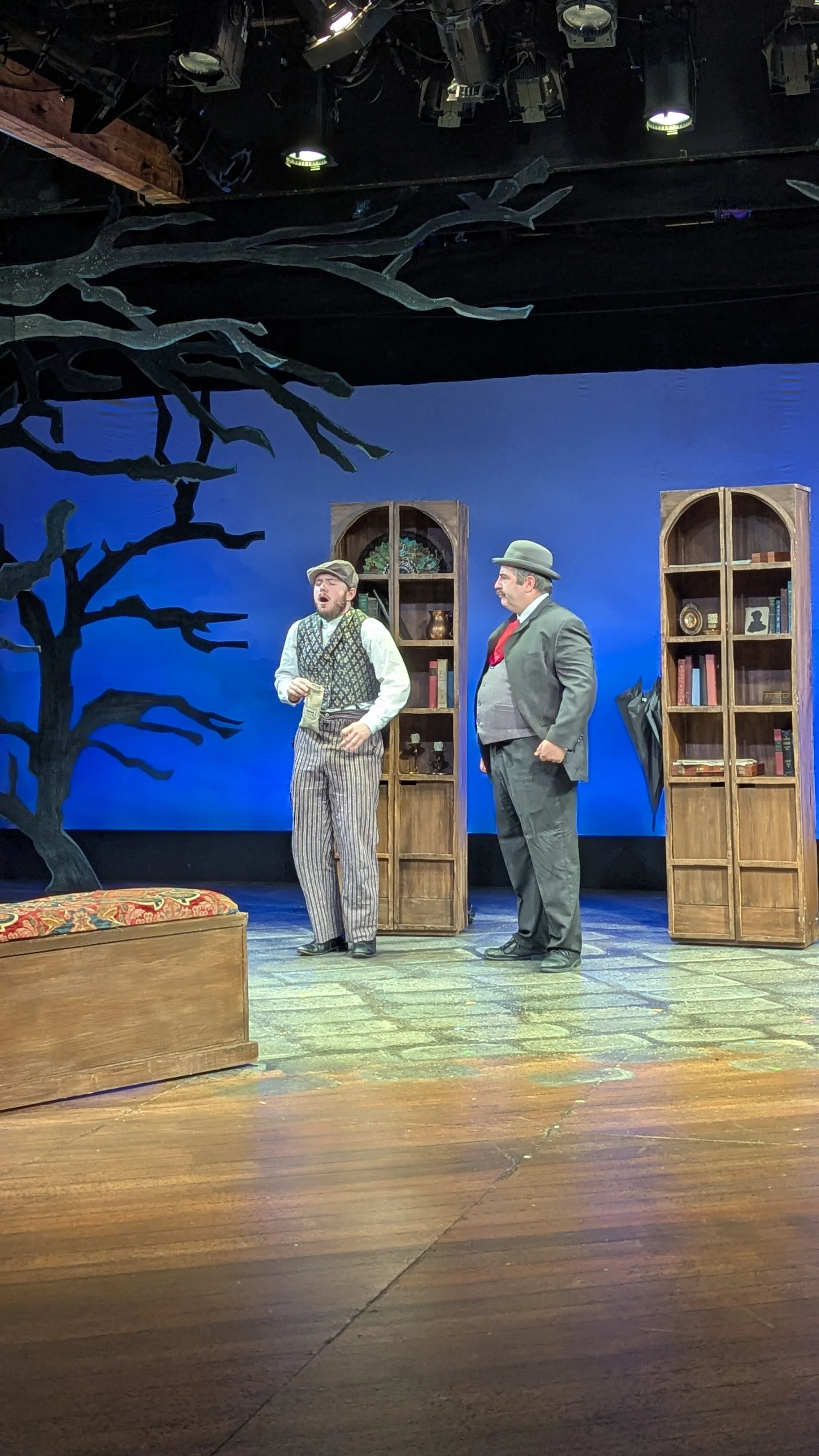 Actor #2 in Baskerville at Cortland Repertory Theater - Photo Credit: Benjamin Wells