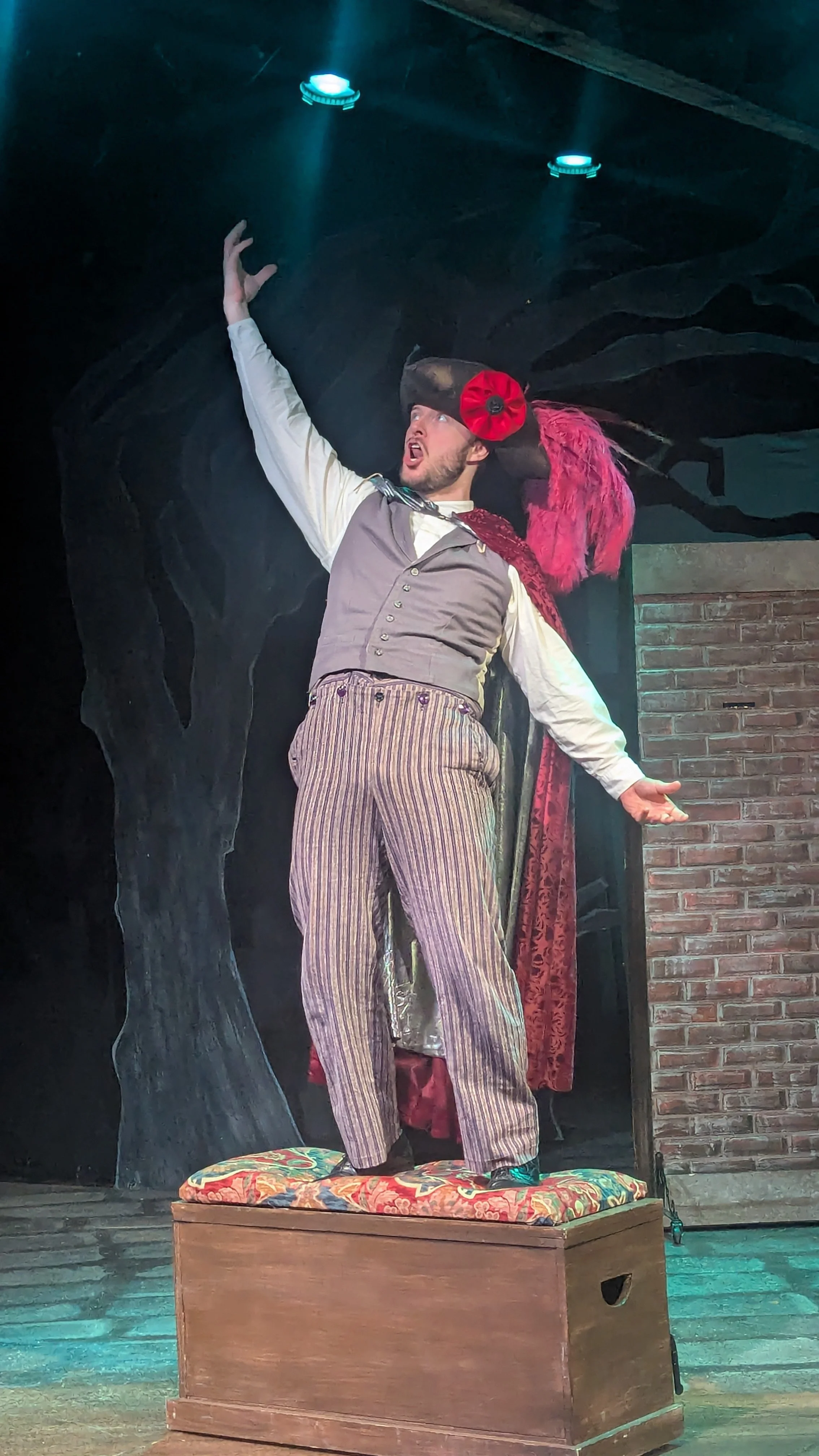 Actor #2 in Baskerville at Cortland Repertory Theater - Photo Credit: Benjamin Wells