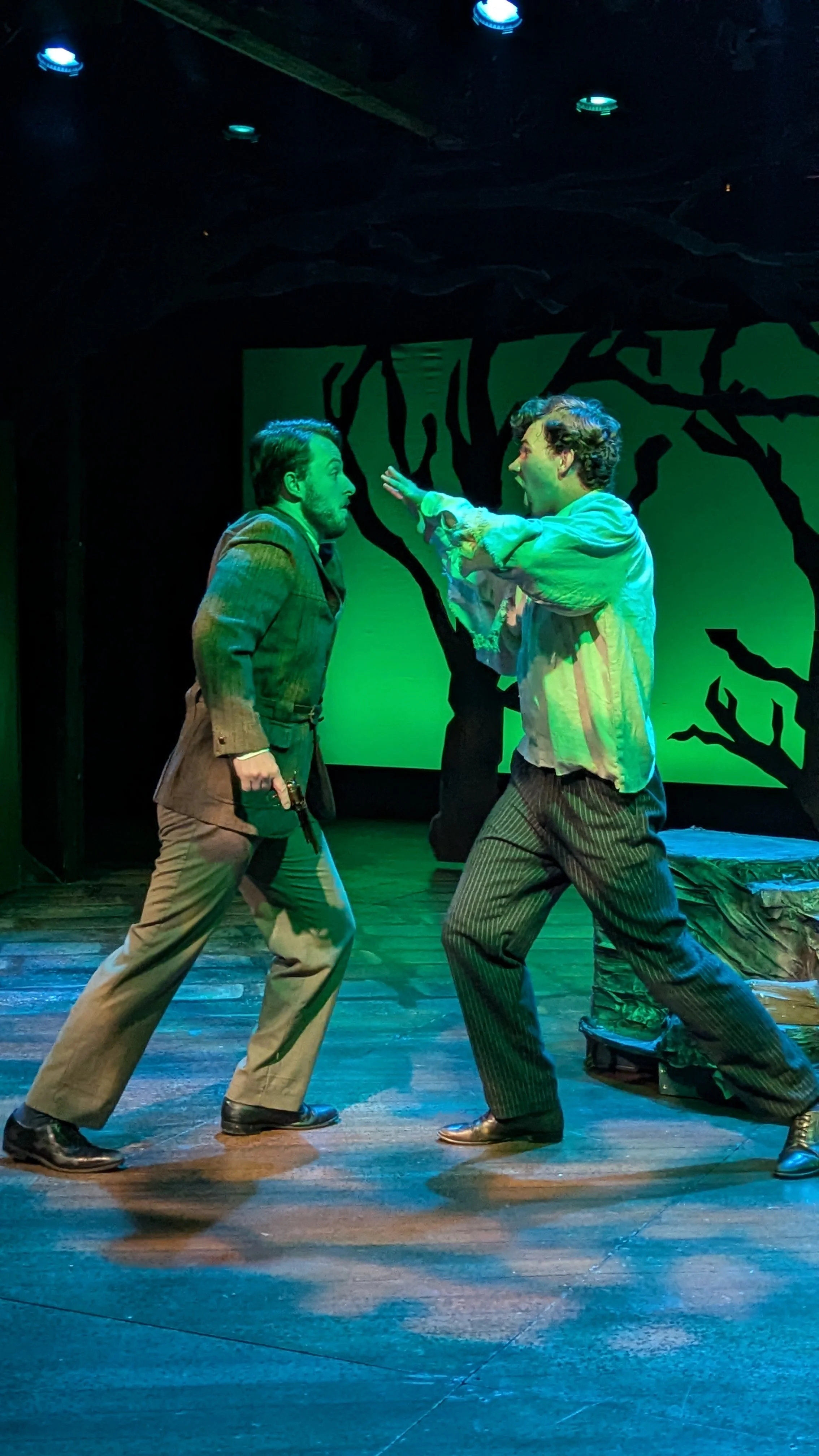Actor #2 in Baskerville at Cortland Repertory Theater - Photo Credit: Benjamin Wells