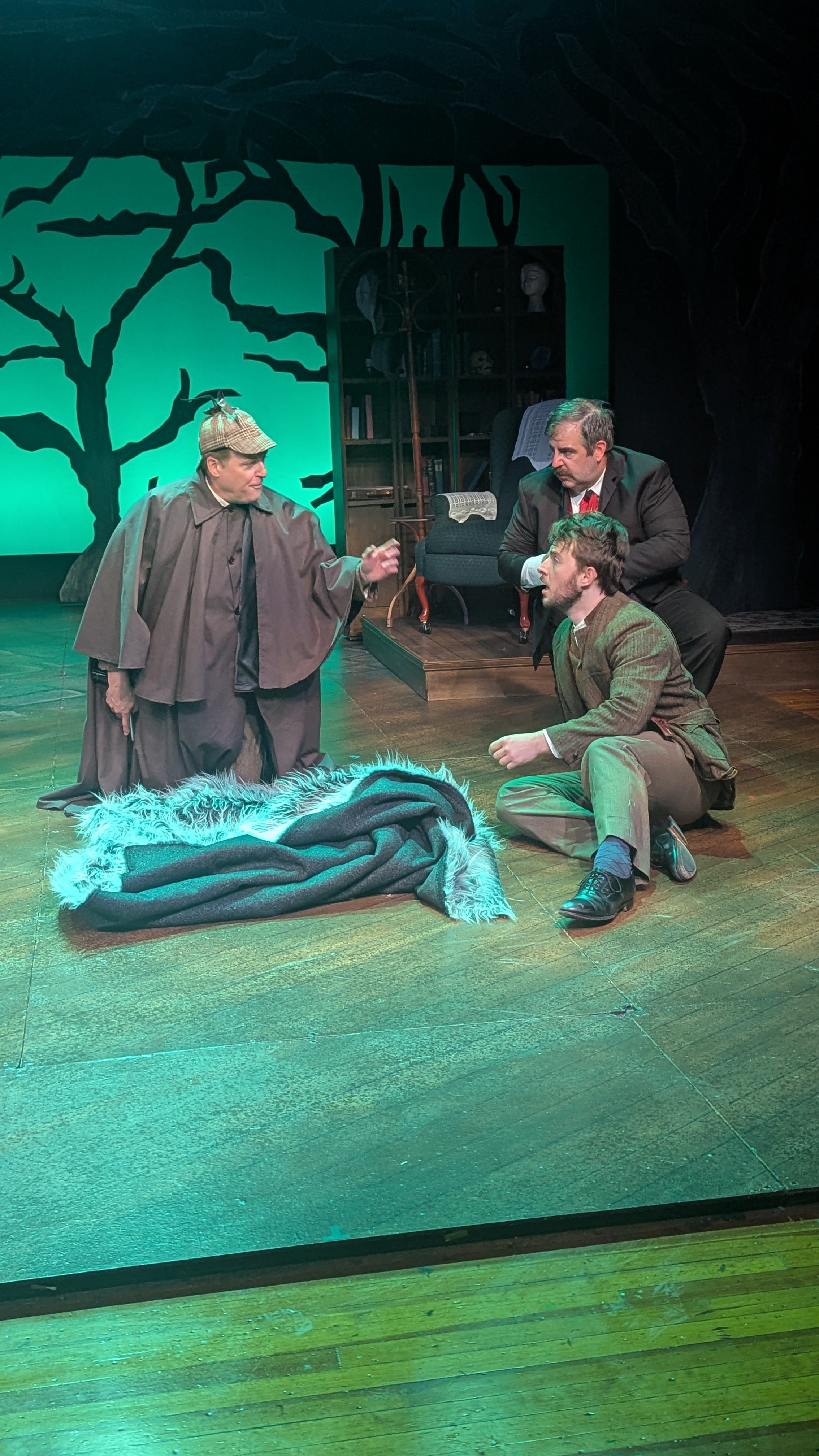 Actor #2 in Baskerville at Cortland Repertory Theater - Photo Credit: Benjamin Wells