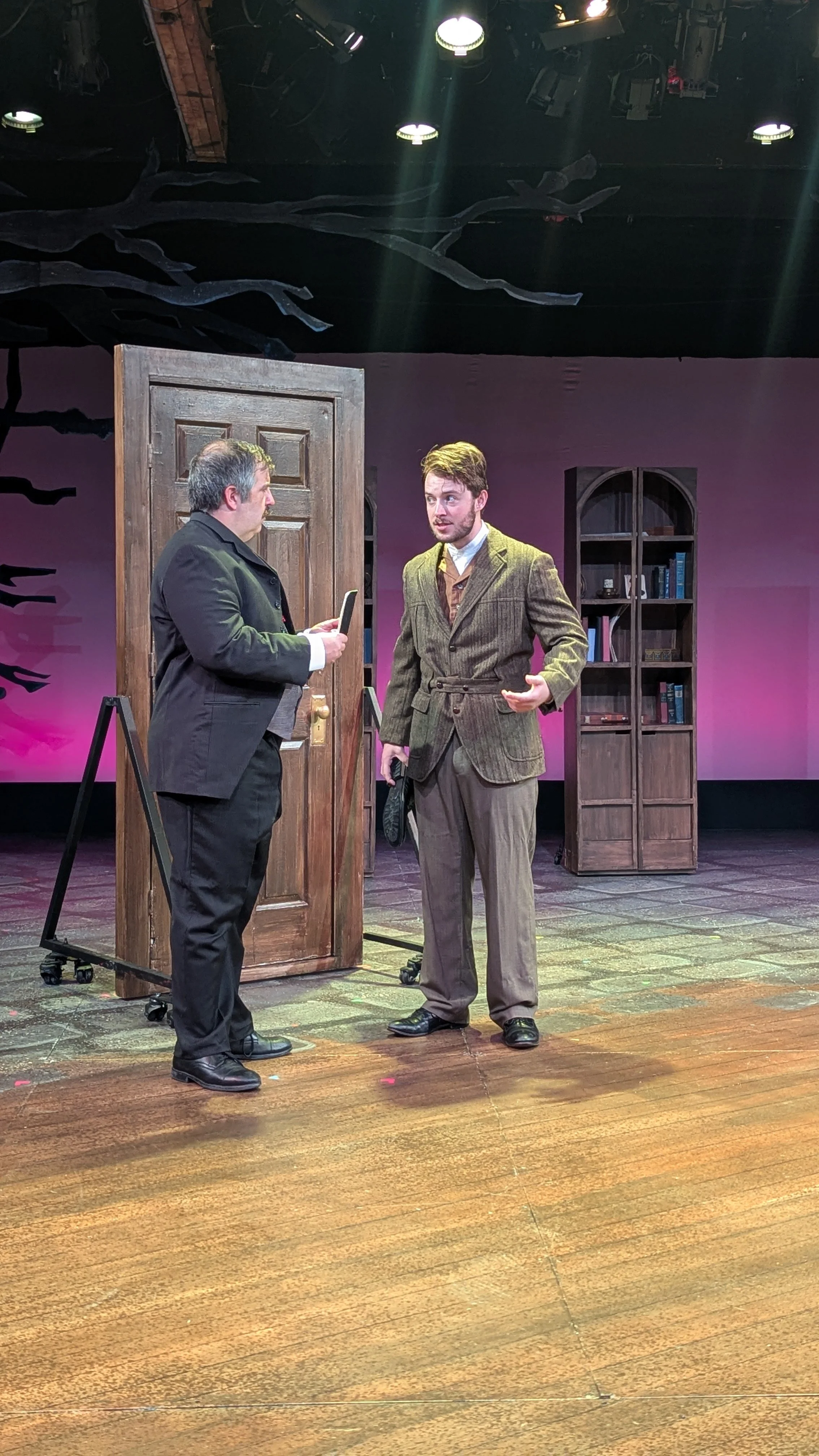 Actor #2 in Baskerville at Cortland Repertory Theater - Photo Credit: Benjamin Wells