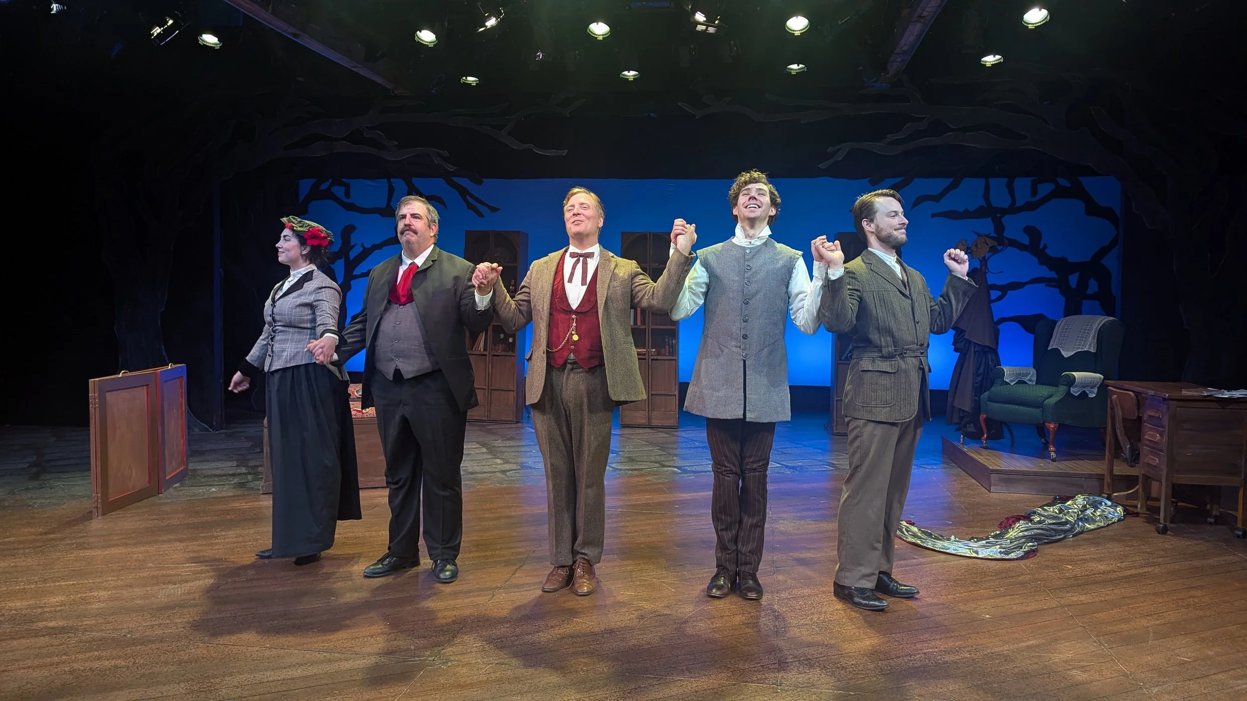 Actor #2 in Baskerville at Cortland Repertory Theater - Photo Credit: Benjamin Wells