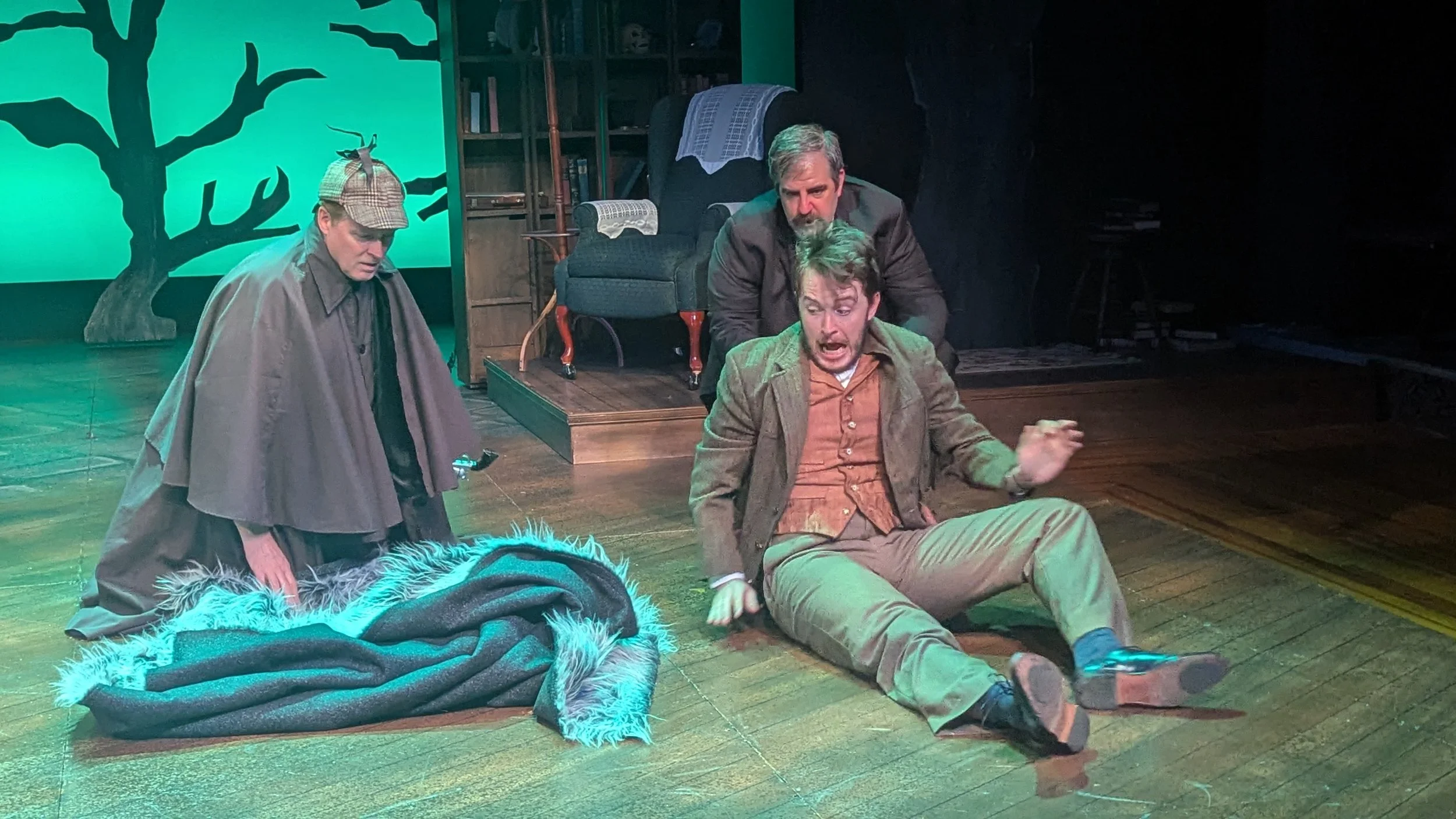 Actor #2 in Baskerville at Cortland Repertory Theater - Photo Credit: Benjamin Wells