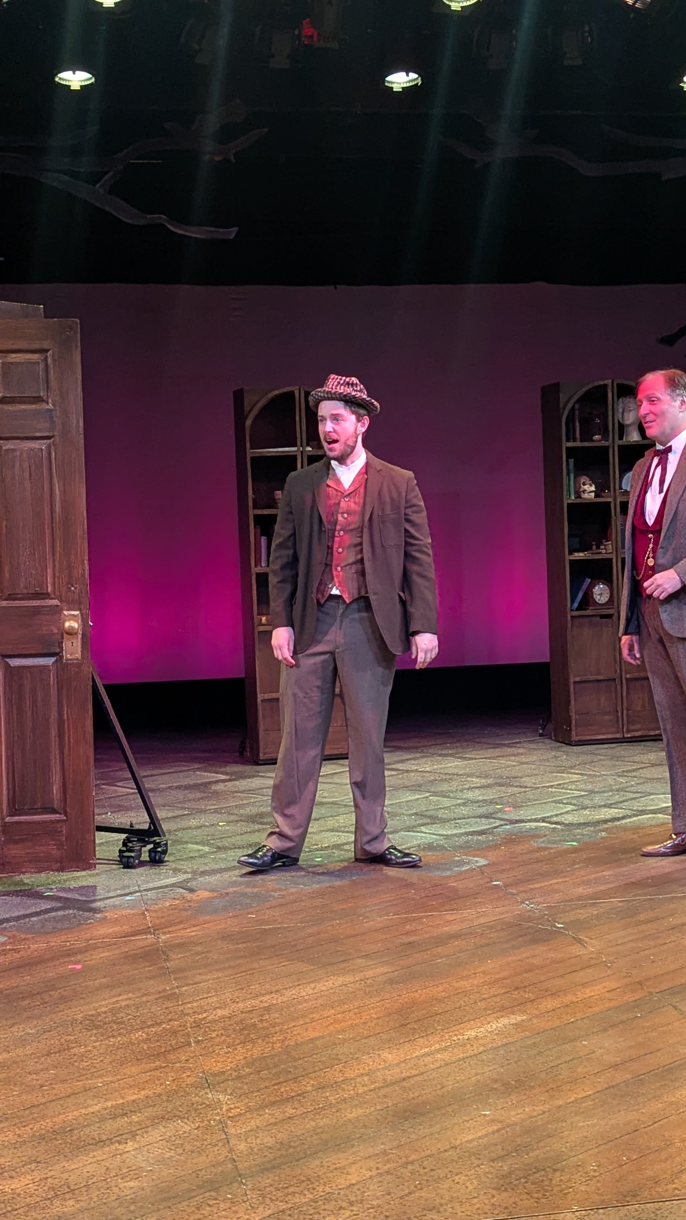 Actor #2 in Baskerville at Cortland Repertory Theater - Photo Credit: Benjamin Wells