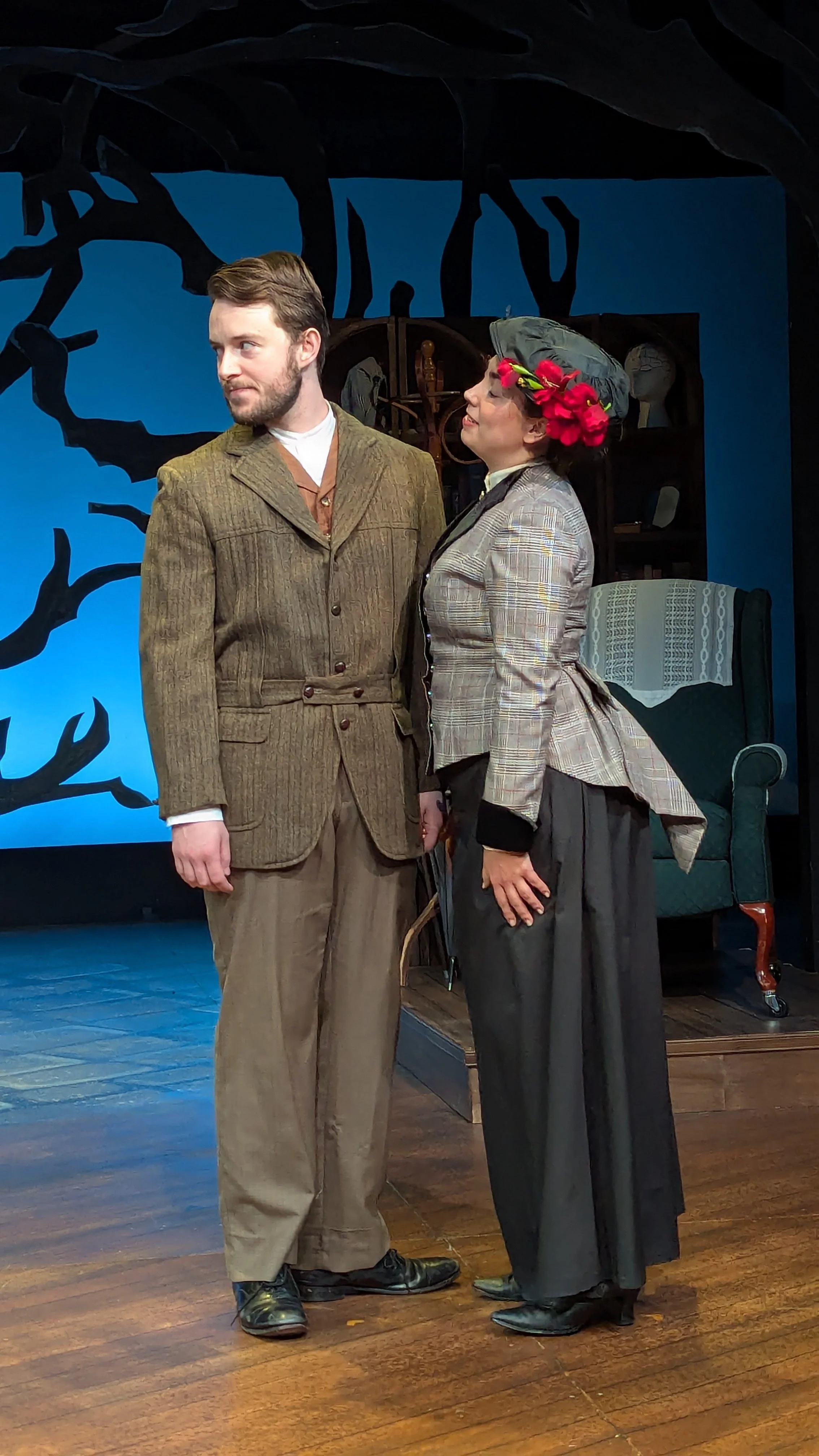 Actor #2 in Baskerville at Cortland Repertory Theater - Photo Credit: Benjamin Wells