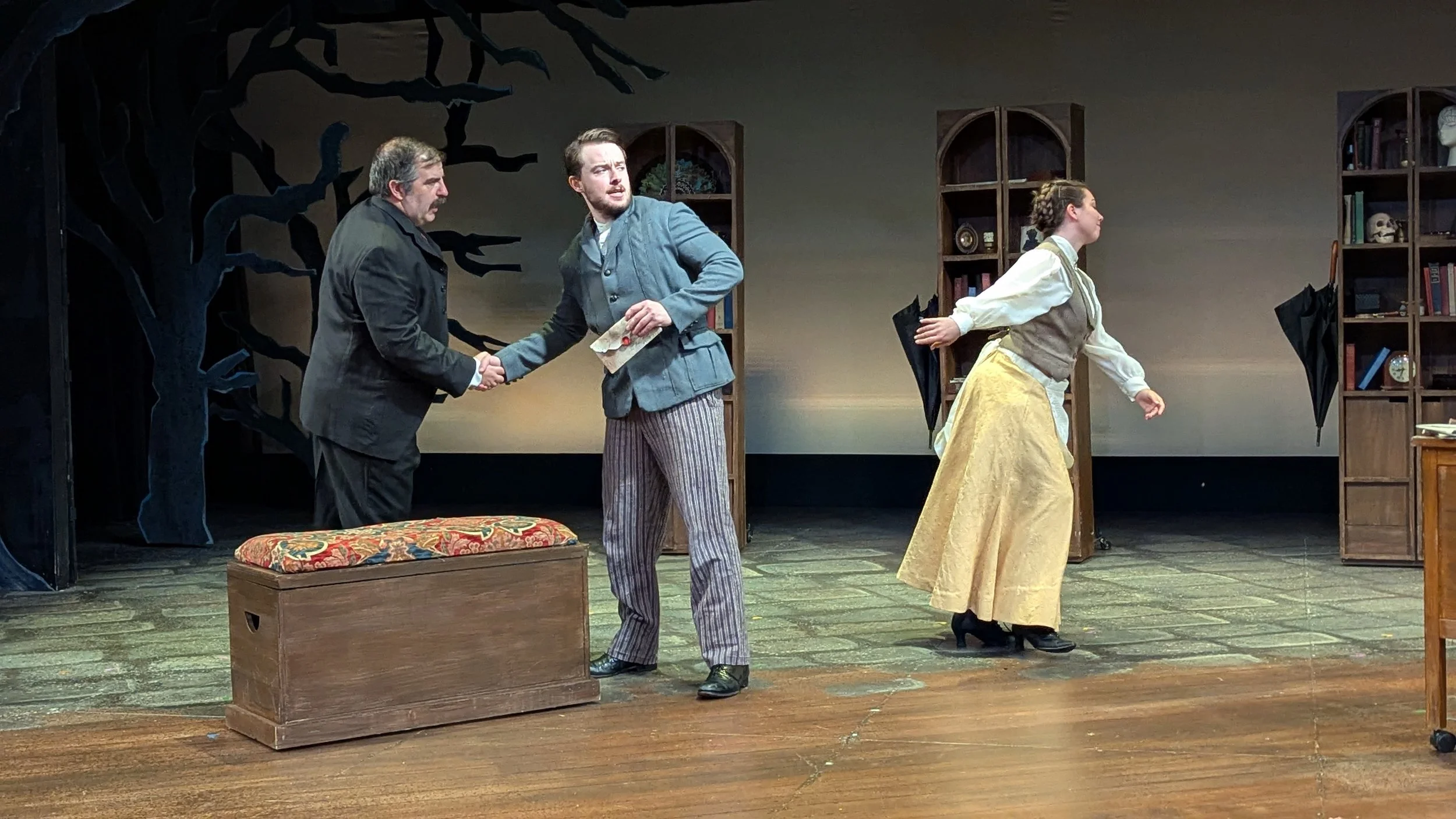 Actor #2 in Baskerville at Cortland Repertory Theater - Photo Credit: Benjamin Wells