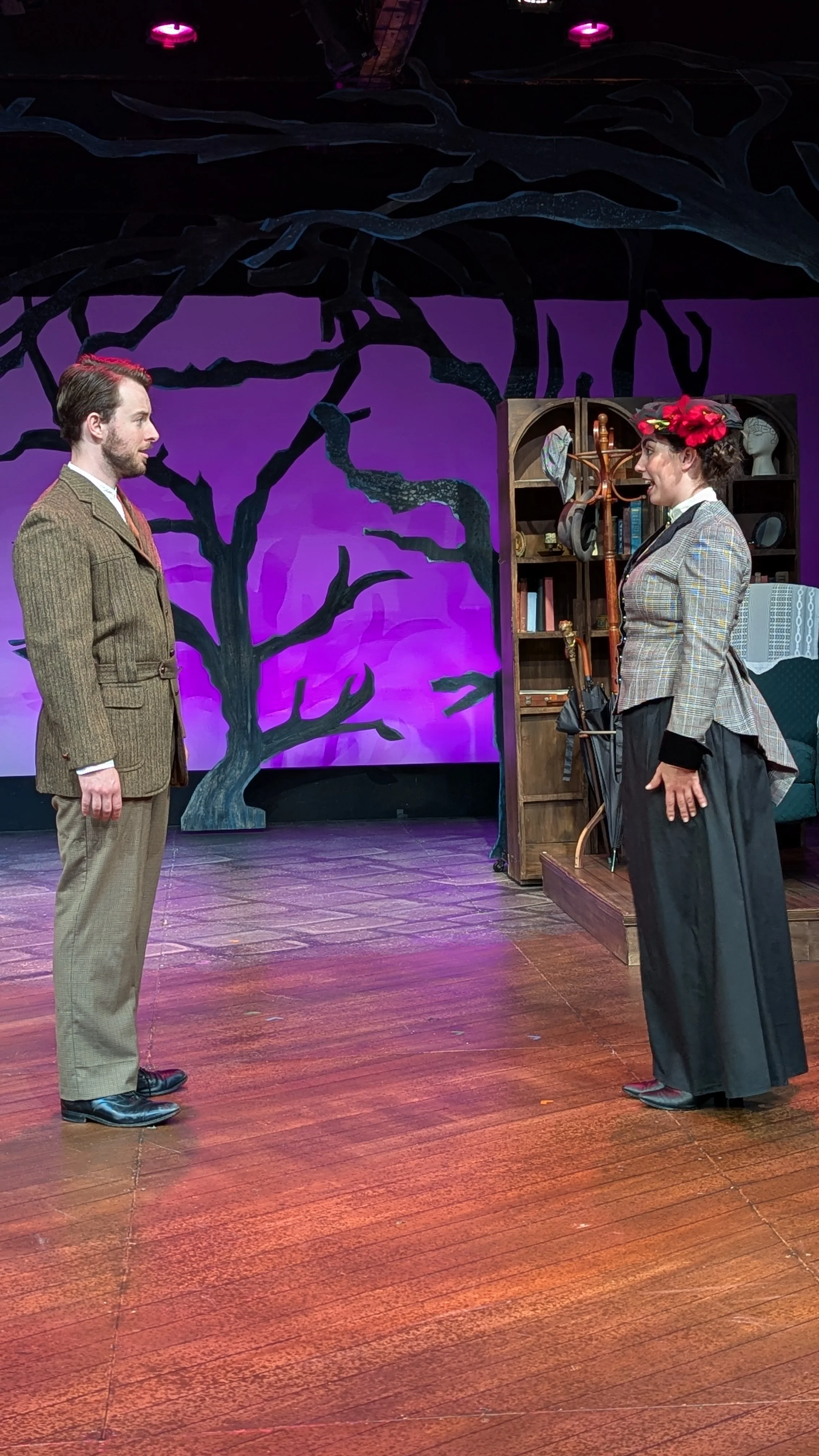 Actor #2 in Baskerville at Cortland Repertory Theater - Photo Credit: Benjamin Wells