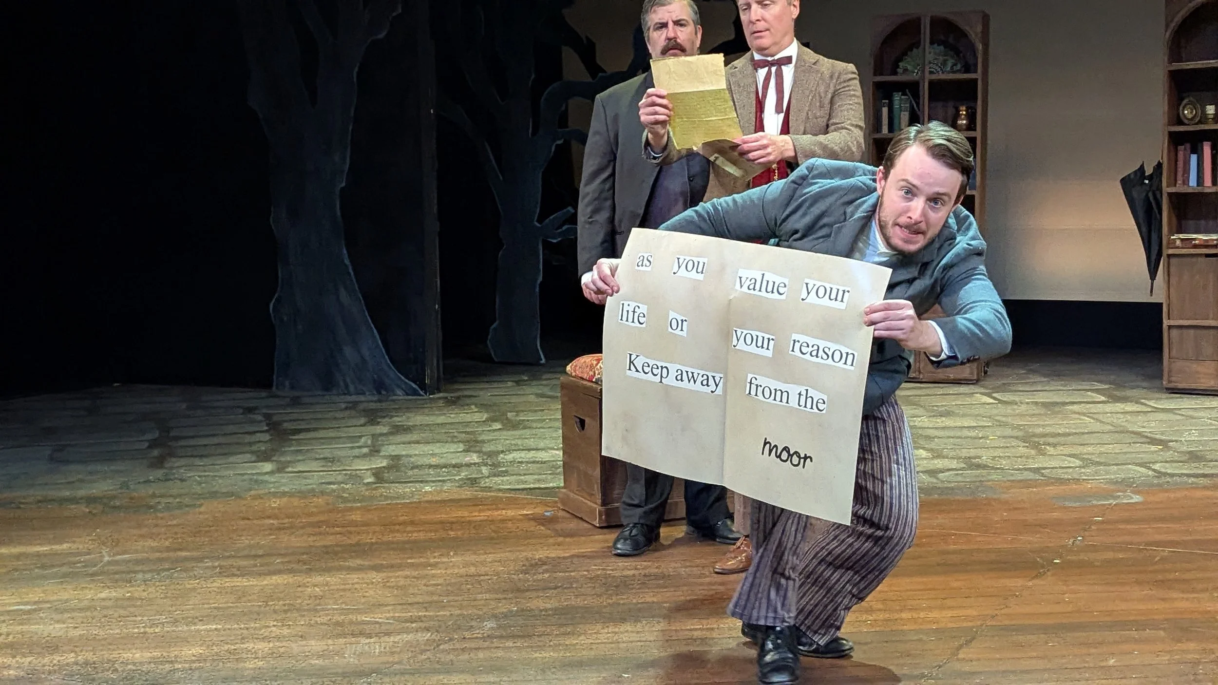 Actor #2 in Baskerville at Cortland Repertory Theater - Photo Credit: Benjamin Wells