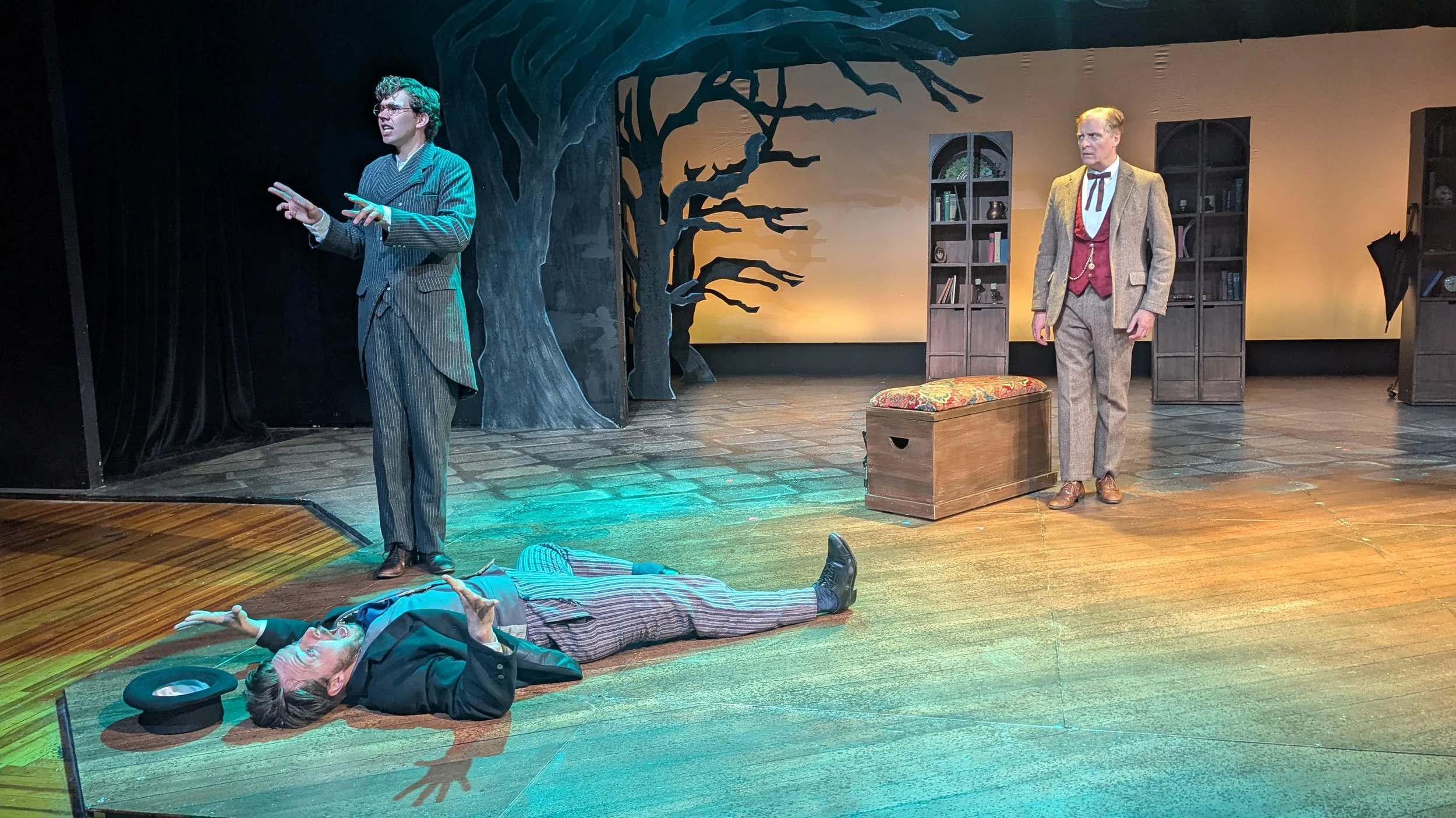 Actor #2 in Baskerville at Cortland Repertory Theater - Photo Credit: Benjamin Wells