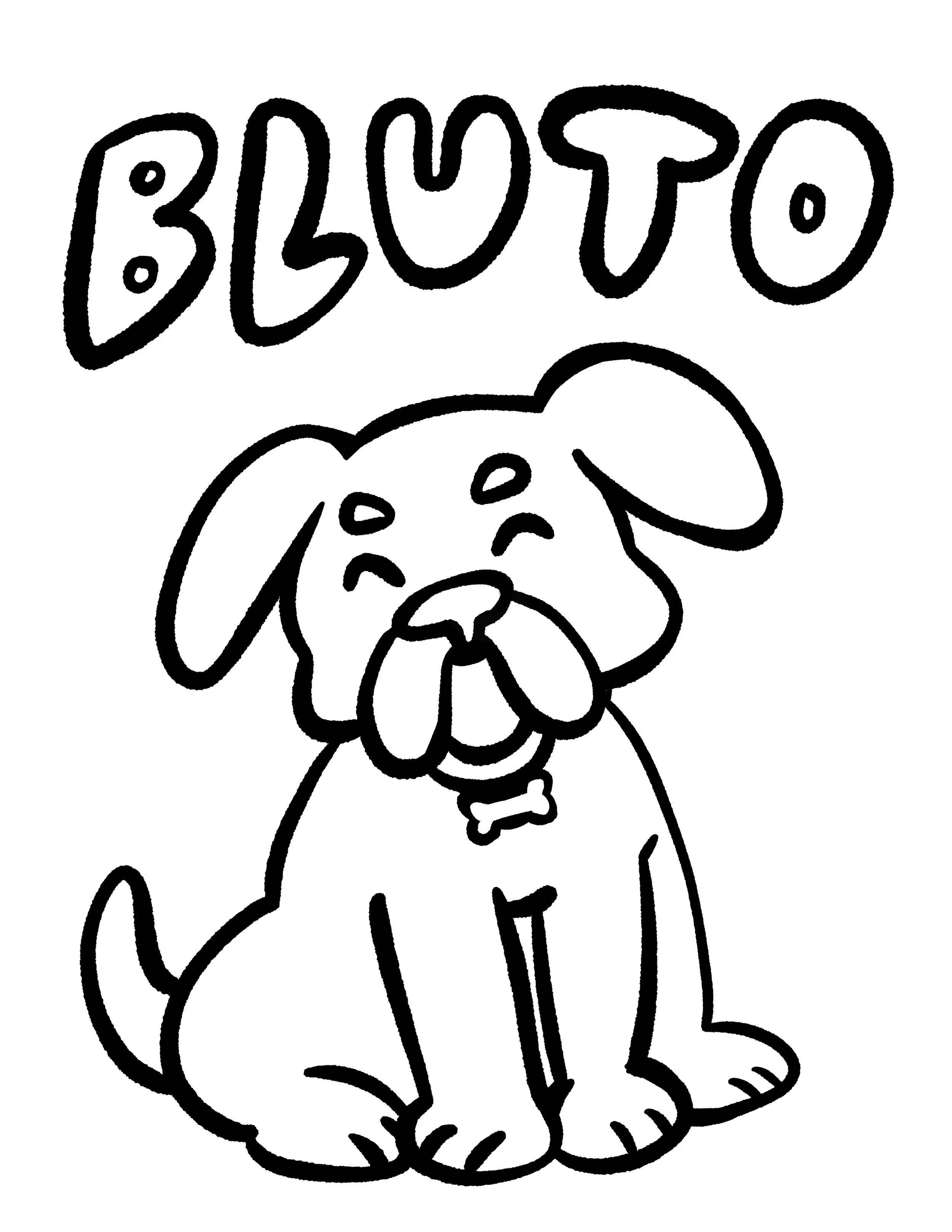Bluto Coloring Book