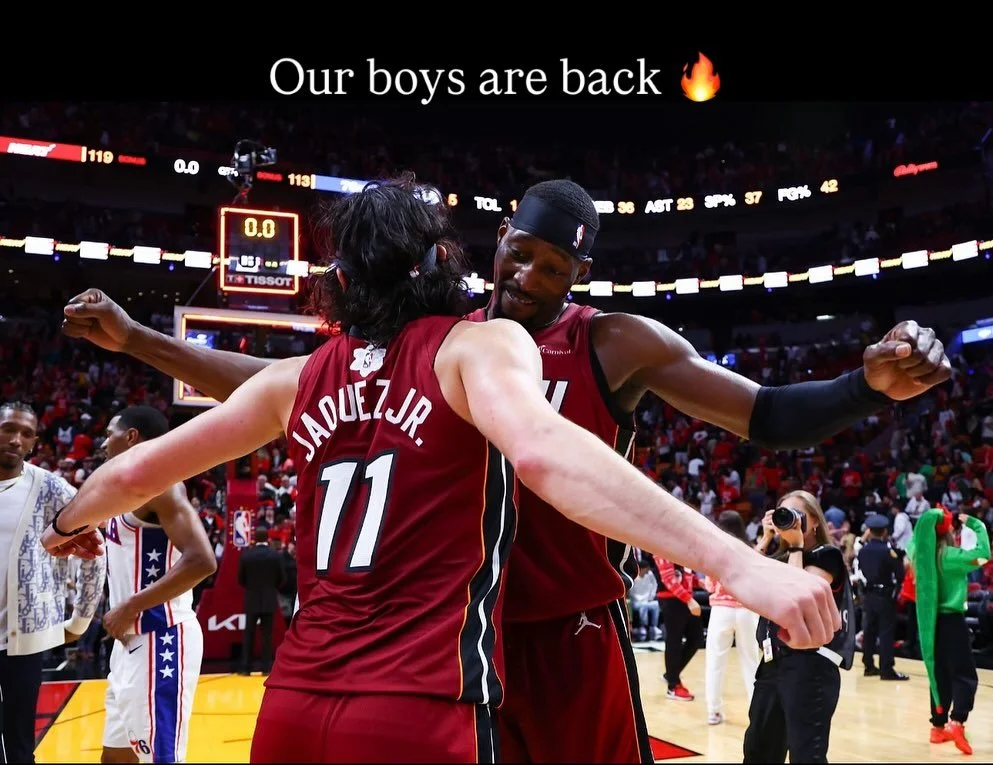 Miamiiiii!!!! Heat season is here! Bring us your same day ticket for BOGO specials before or after the game all season long. Or you can just watch with us and enjoy our killer happy hour specials🍸 Let&rsquo;s go HEAT! 

#miamiheat #heatnation #happy