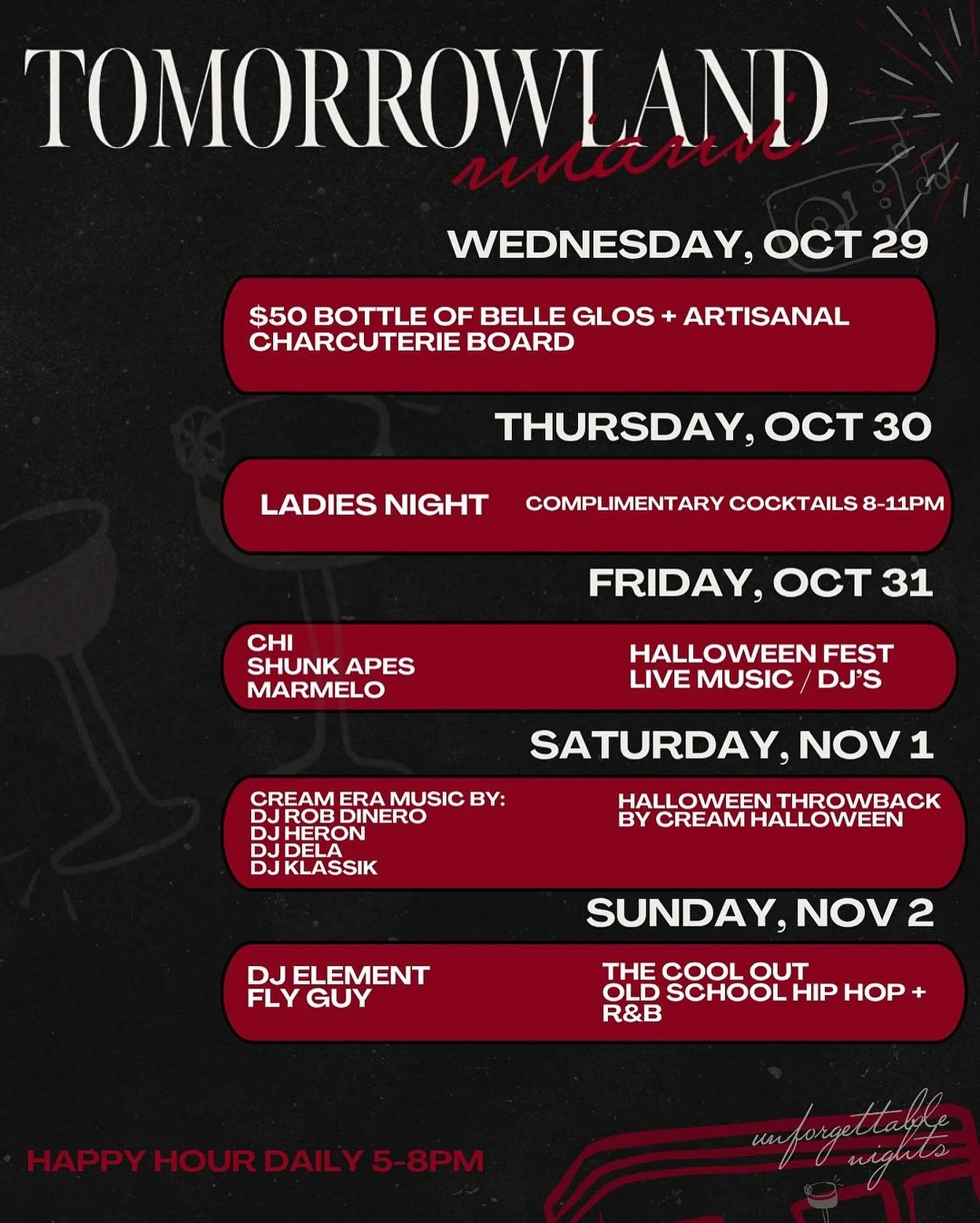 This week is looking scary good ☠️