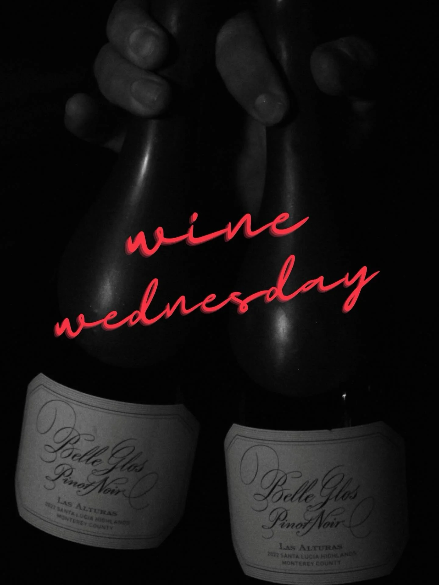 Elevate your Wednesday nights. Belle Glos Pinot Noir, $50 all night long.