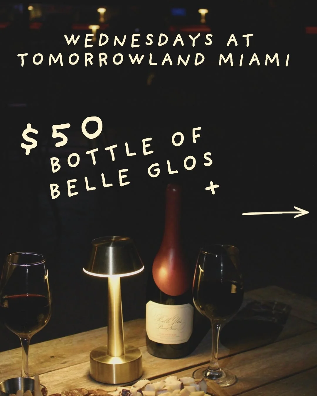 Wednesdays just got an upgrade. 

Come by for Happy Hour 🍸, stay for our weekly comedy show presented by @pelicanhatproductions, and enjoy everyone&rsquo;s favorite wine promo: $50 bottles of Belle Glos Pinot Noir all night long.