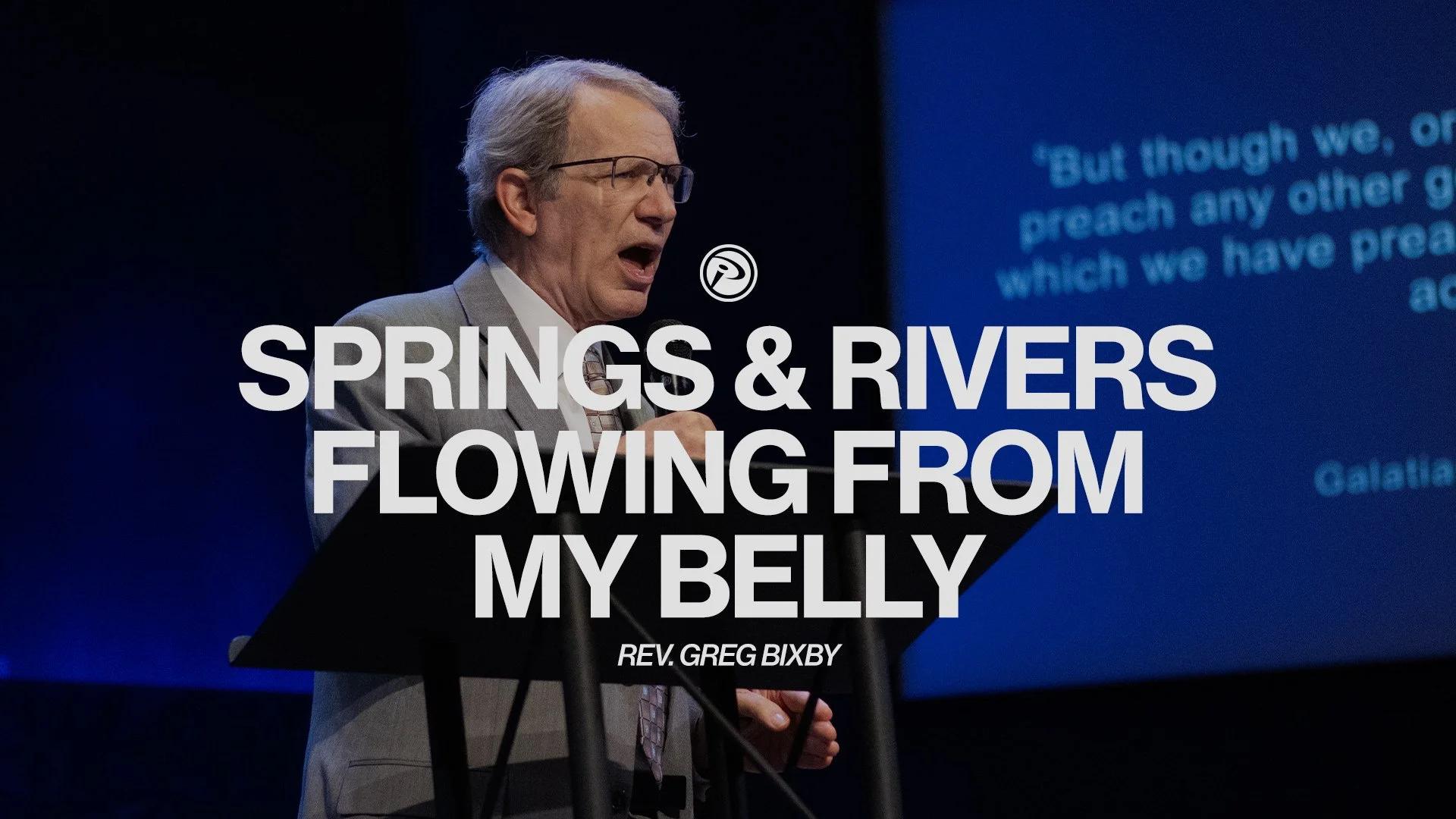 Springs &amp; Rivers Flowing from My Belly