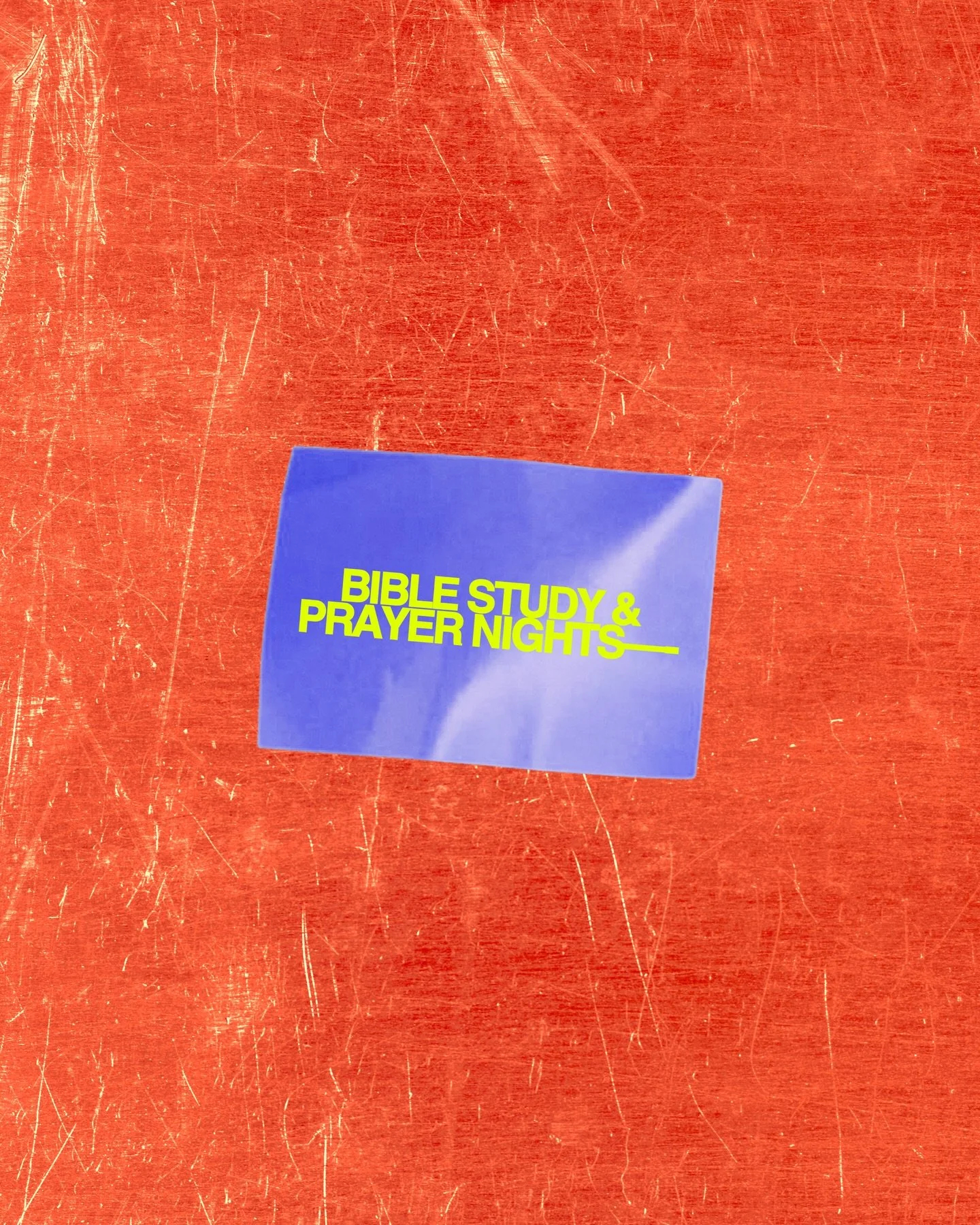 Bible Study &amp; Prayer Nights 🔥📖

Join us this month for Bible study and a focused time of prayer. Good people, real conversations, and time in the Word.

April 10 | April 17 | April 24

Bring a friend and come hang with us!