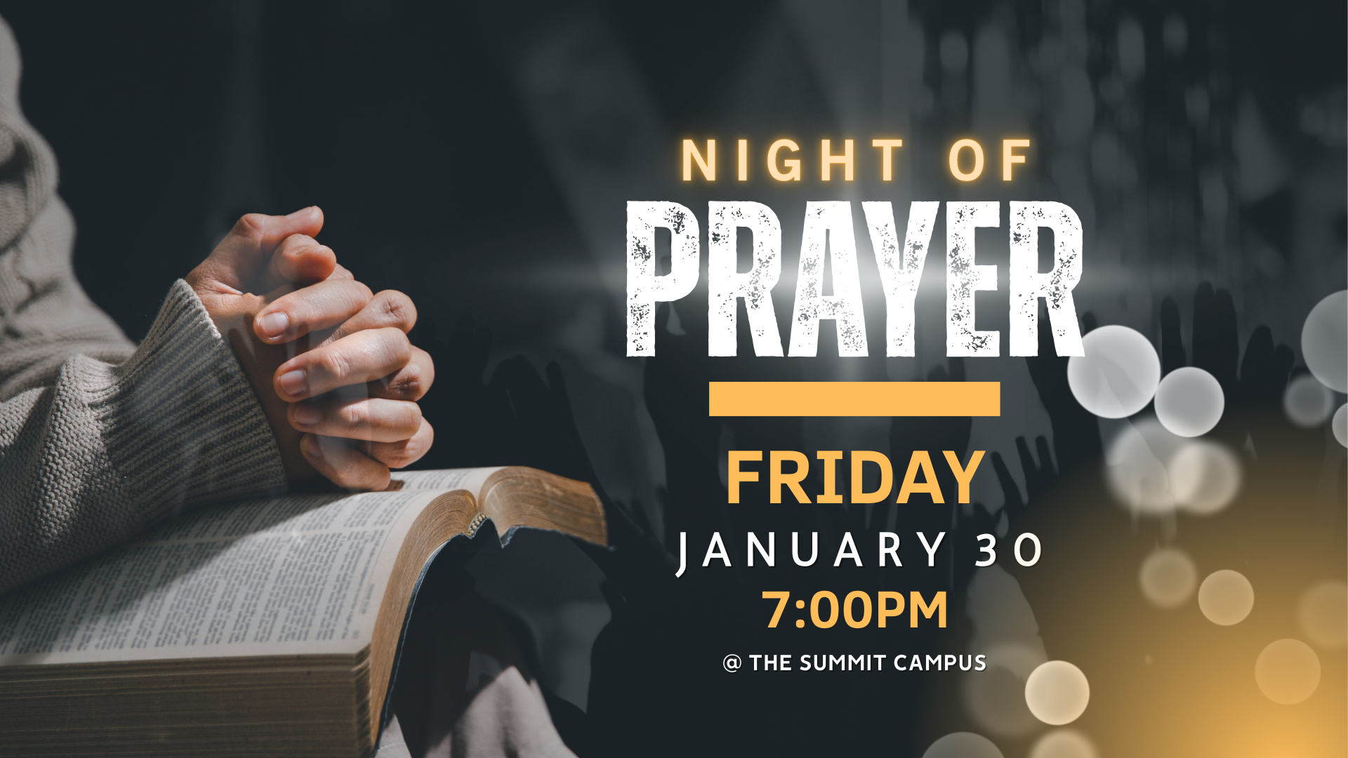 Week of Fasting &amp; Night of Prayer