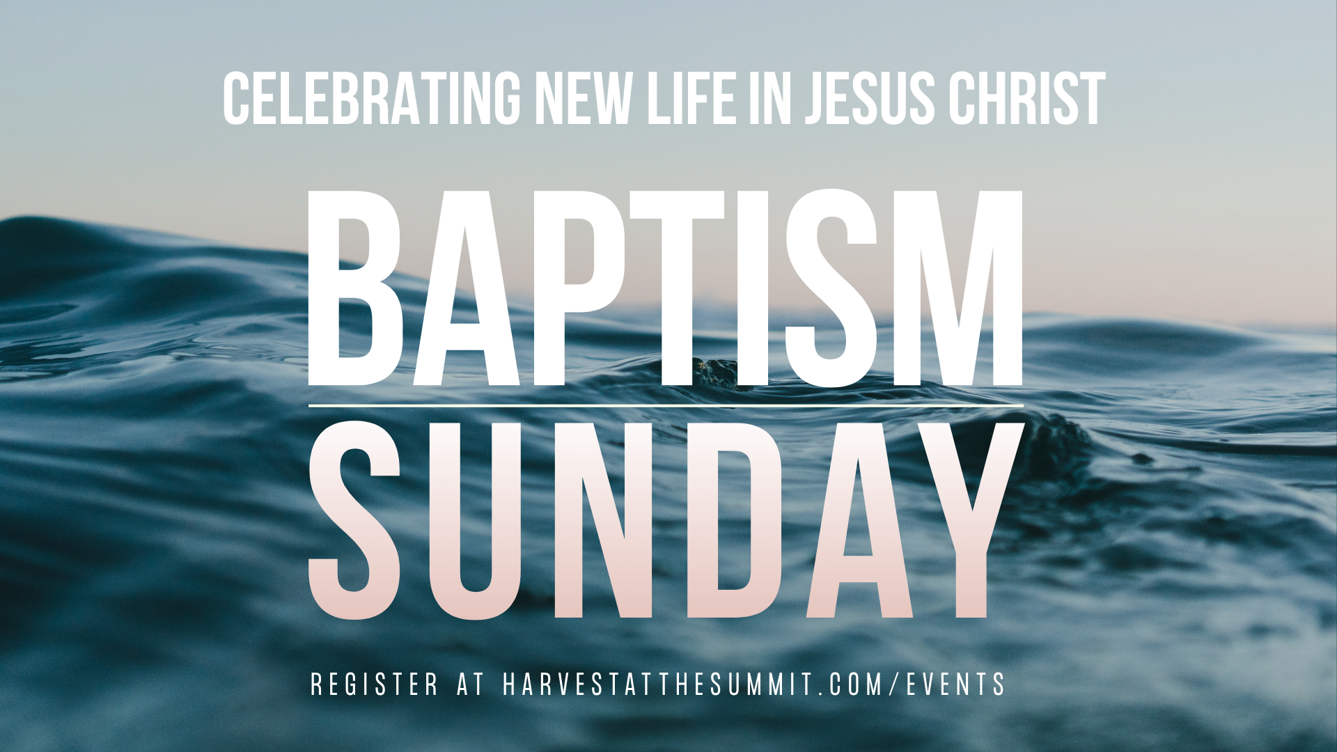 Baptism Sunday 