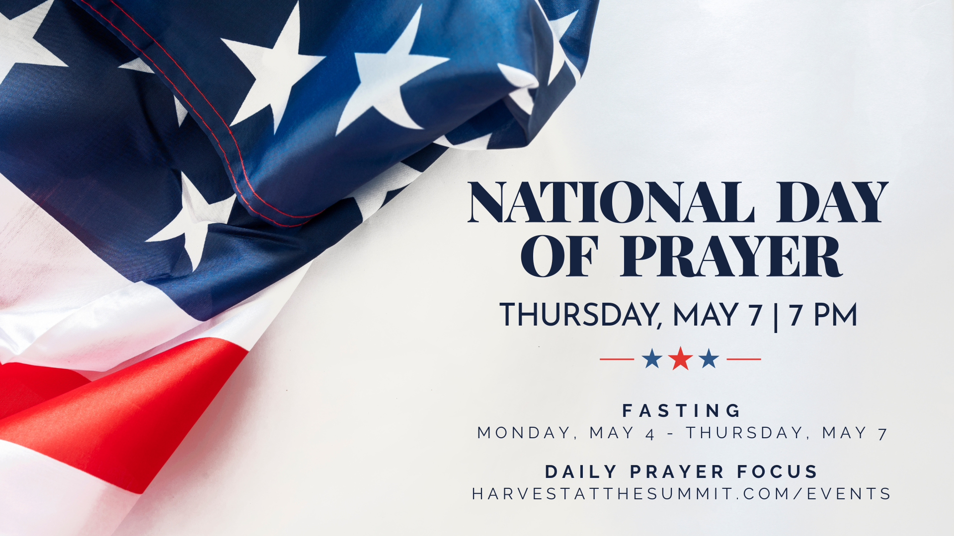 National Day of Prayer &amp; Fasting