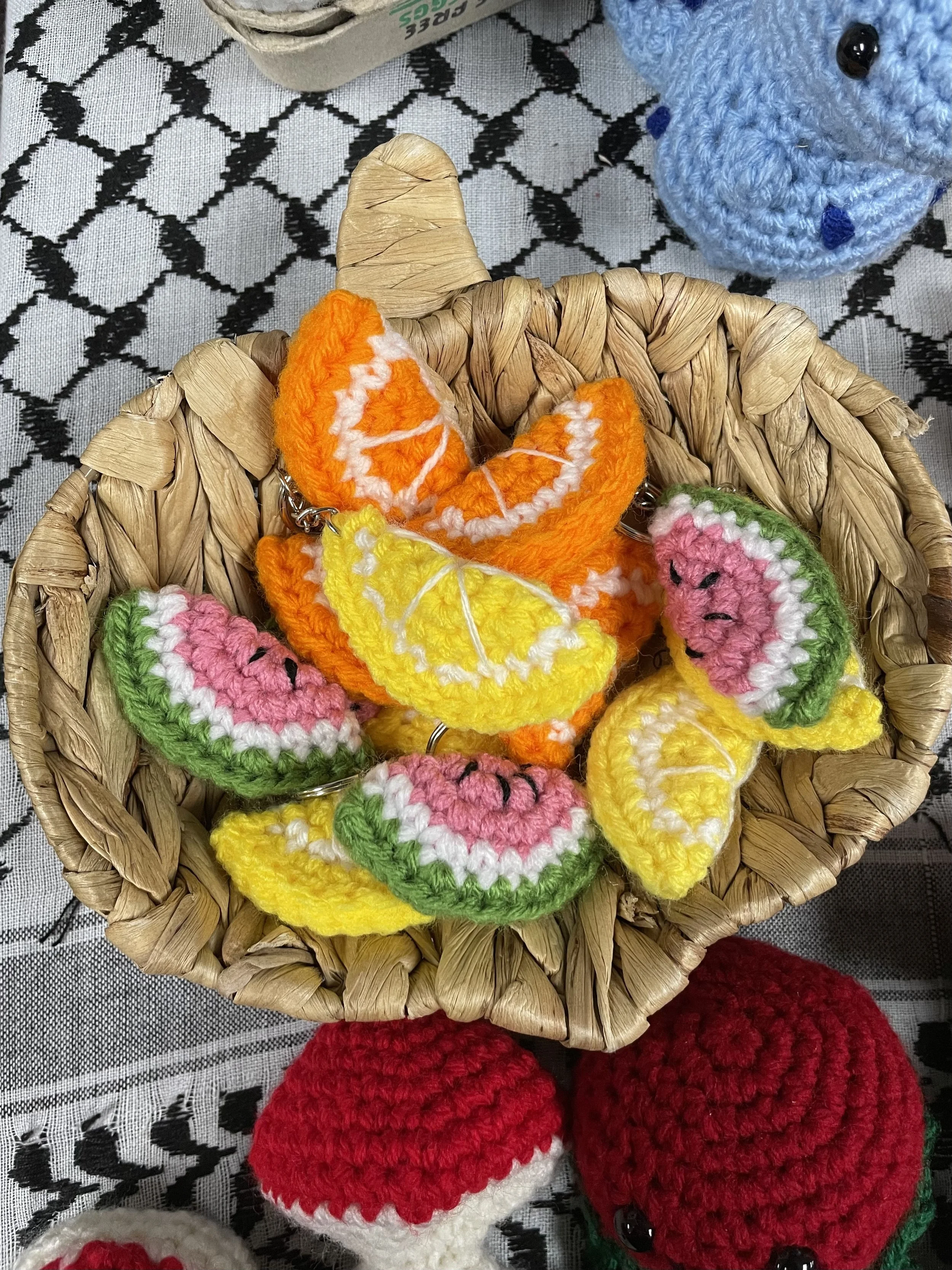 Fruit Slice Keychain