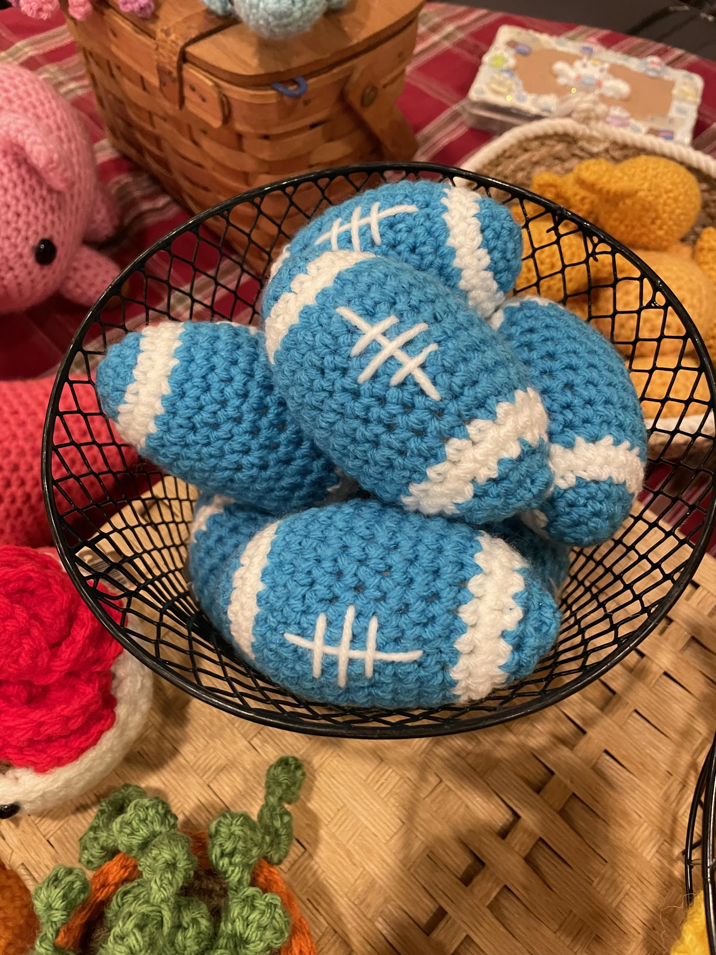 Crochet Mini Football Plush