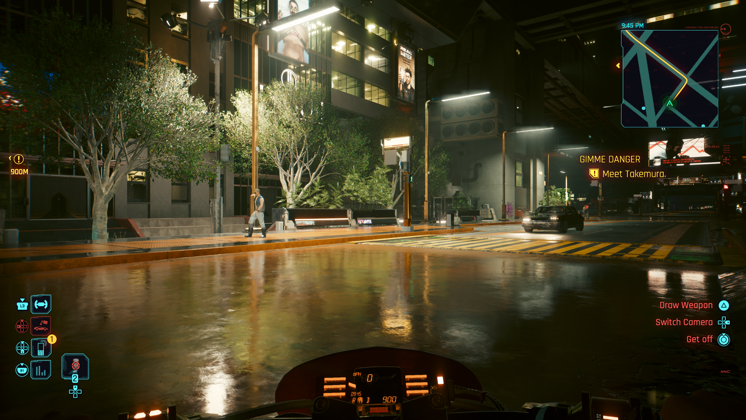 HUD Lens Distortion and Visual Effects removed