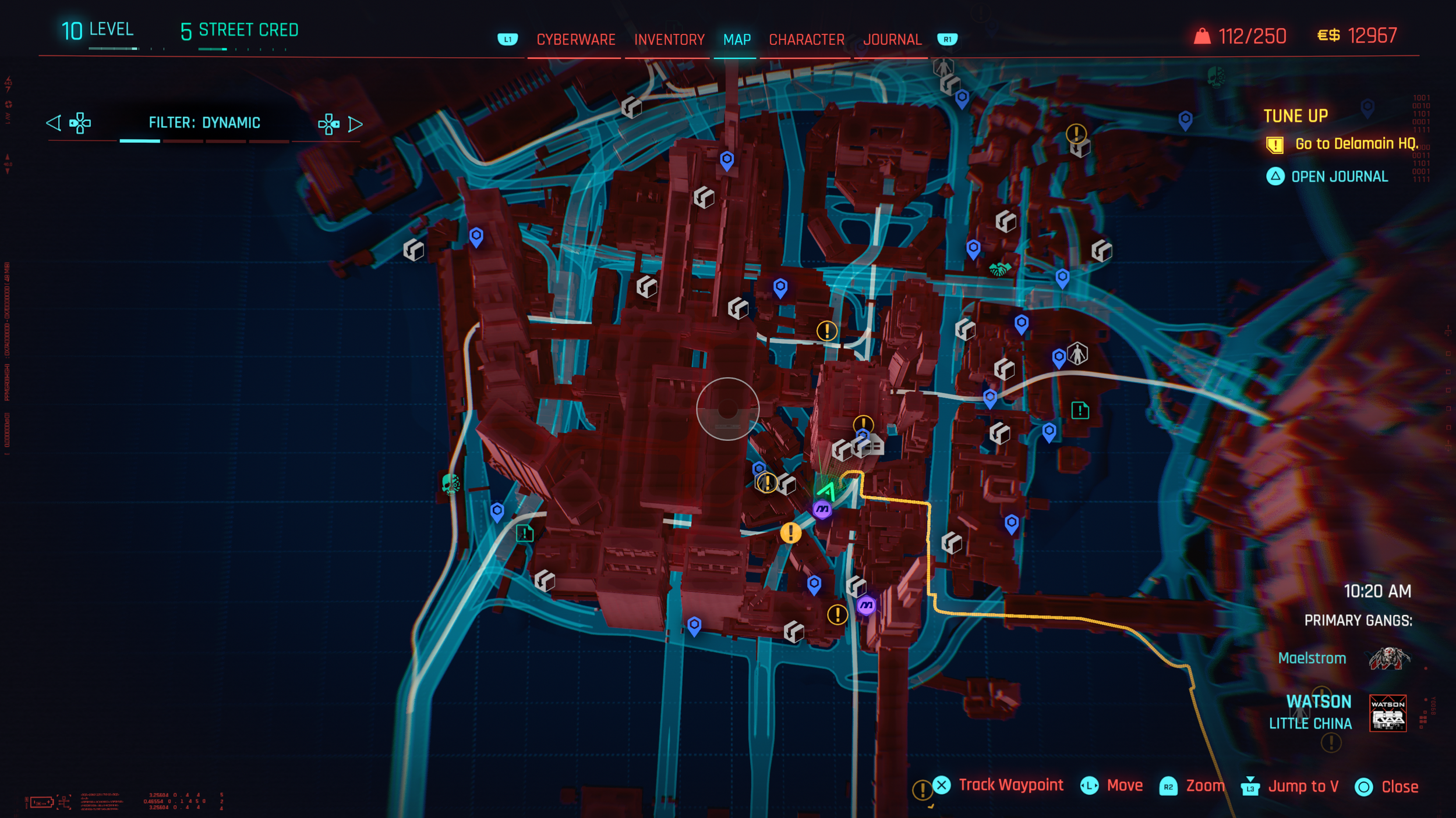 Map icons without labels