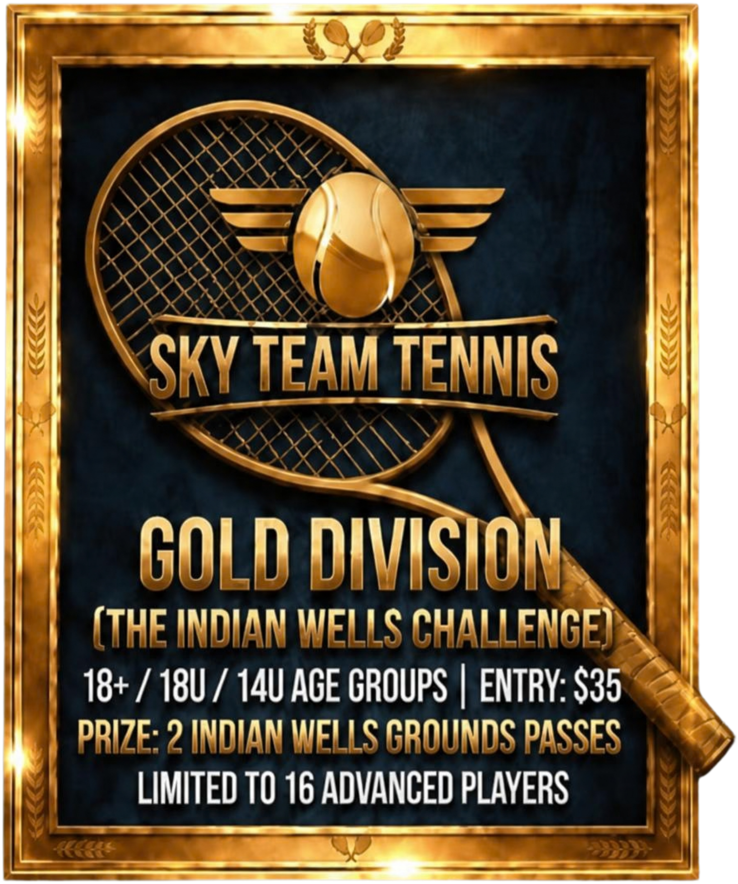 Gold Division – Indian Wells Challenge
