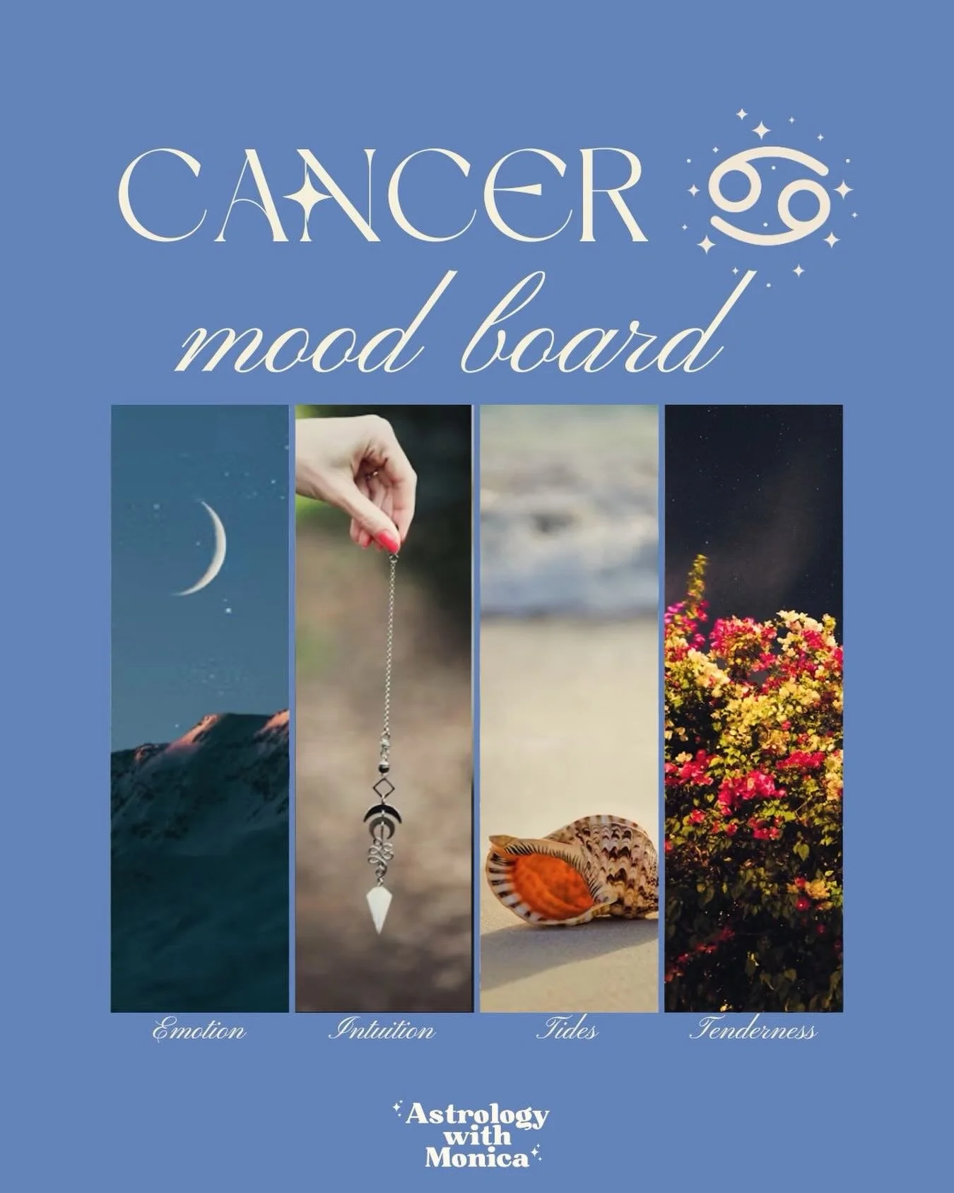 Cancer Season just started and this is the mood.

Ruled by the Moon, Cancer is deeply intuitive, profoundly emotional, and fiercely nurturing. It pulls us back toward what matters most - family, friends, home, and heart.

You don&rsquo;t have to be a