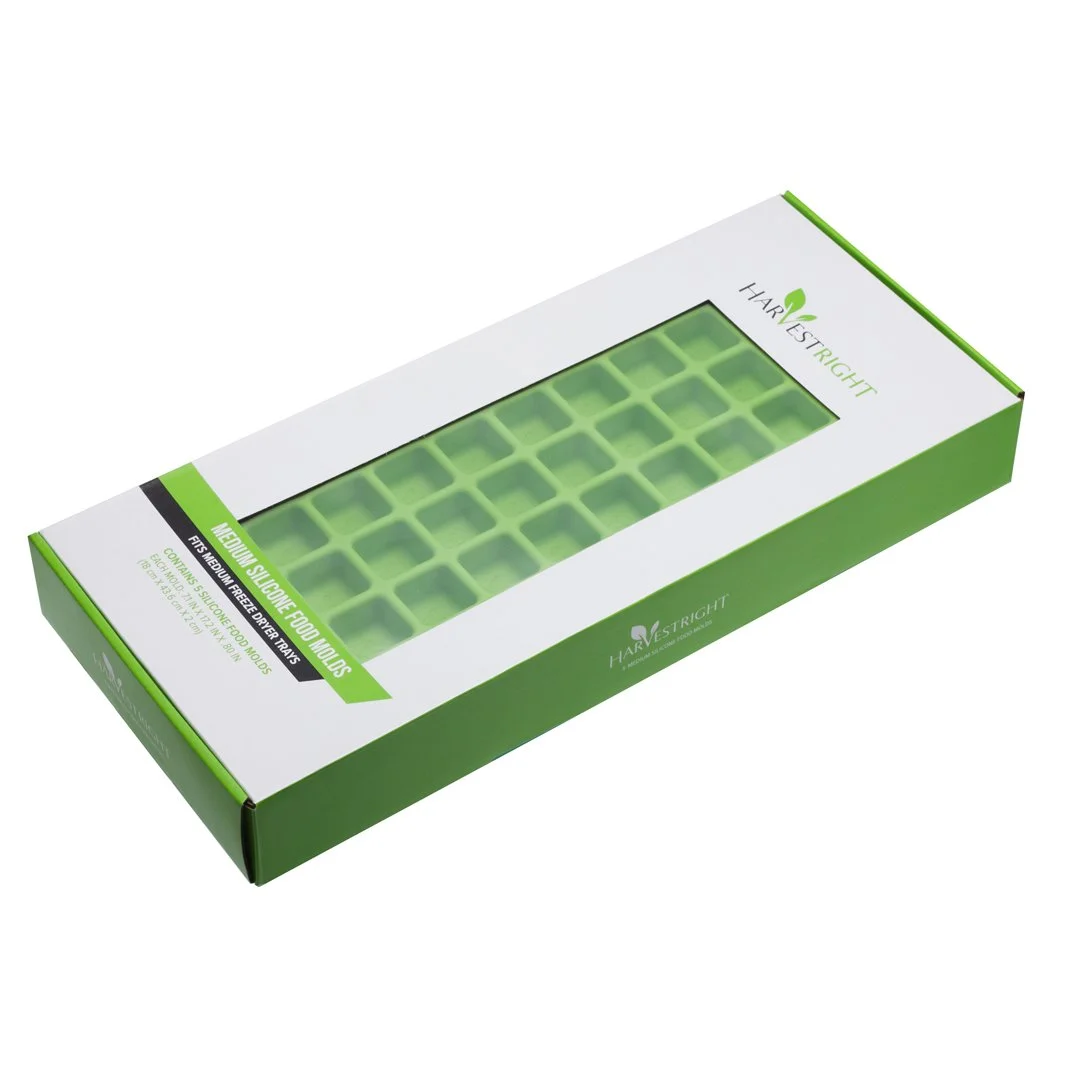 ✨ New Product Alert! ✨
Meet the Harvest Right Silicone Food Moulds&mdash;your new freeze-drying game-changer!

✅ Fits perfectly in Medium or Large Harvest Right trays
✅ Makes neat 1&quot; cubes (perfect portions every time!)
✅ Food-grade, BPA-free si