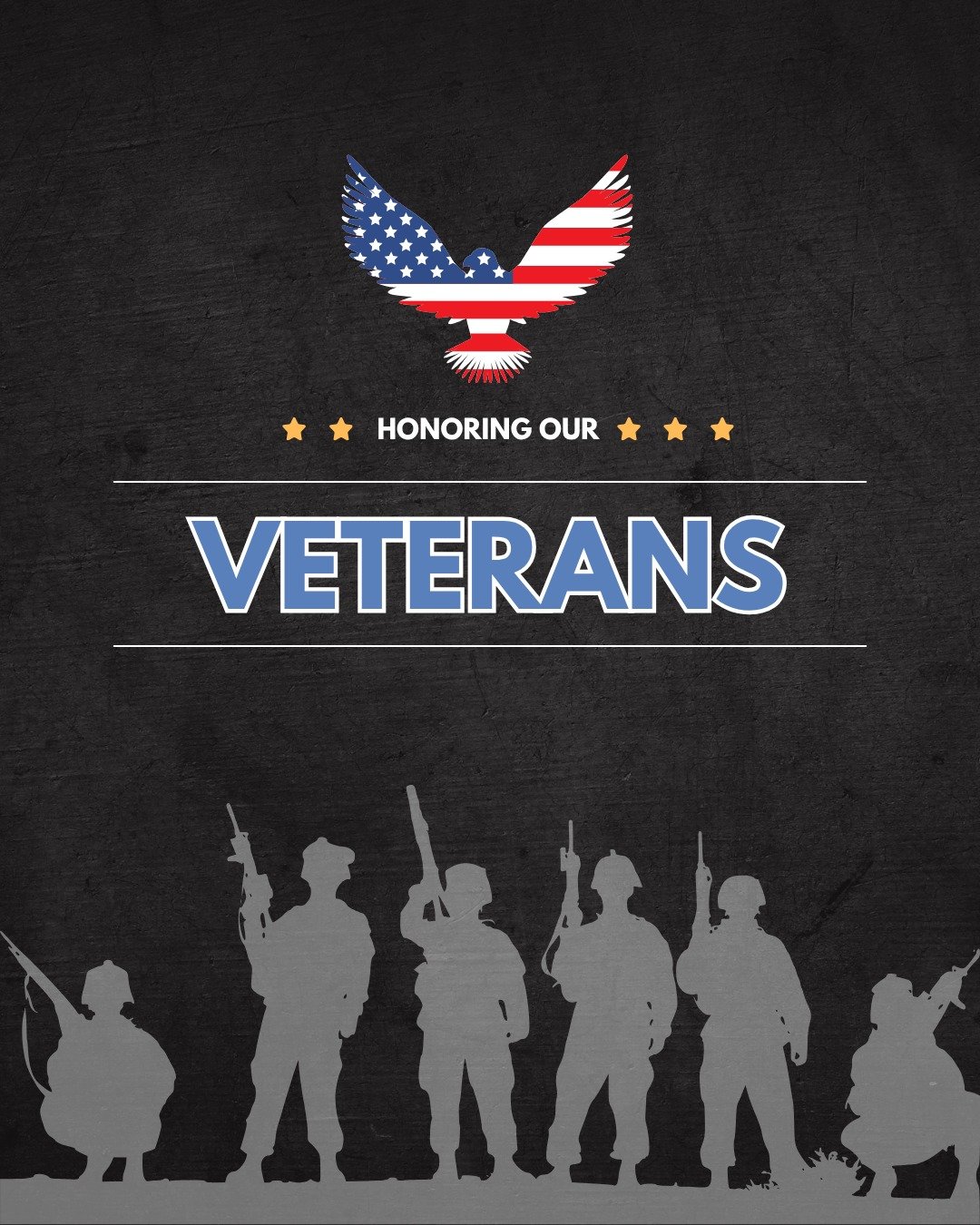 Honoring Our Heroes 🇺🇸
Today, we pause to remember and thank all who have served. Your courage, sacrifice, and dedication protect the freedoms we enjoy every day.

We honor you &mdash; today and always. ❤️🤍💙