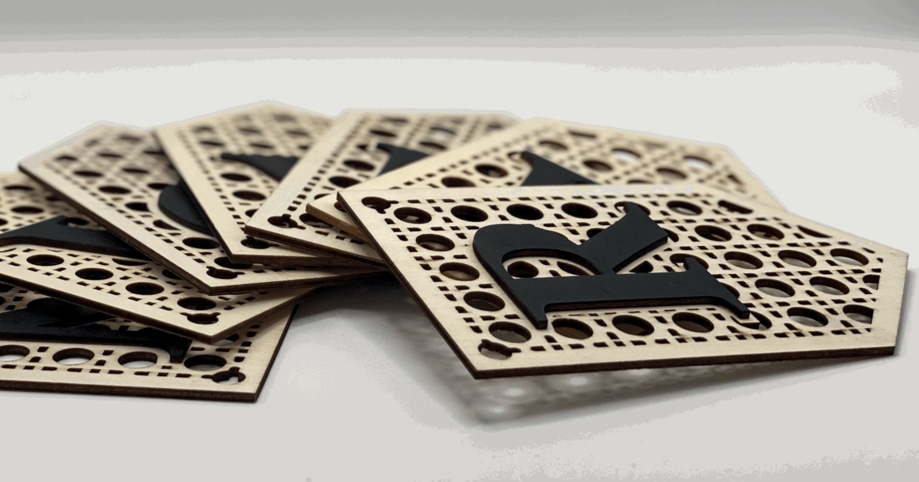 Ramadan Wooden Bunting | Black Lettering | Ya Soko