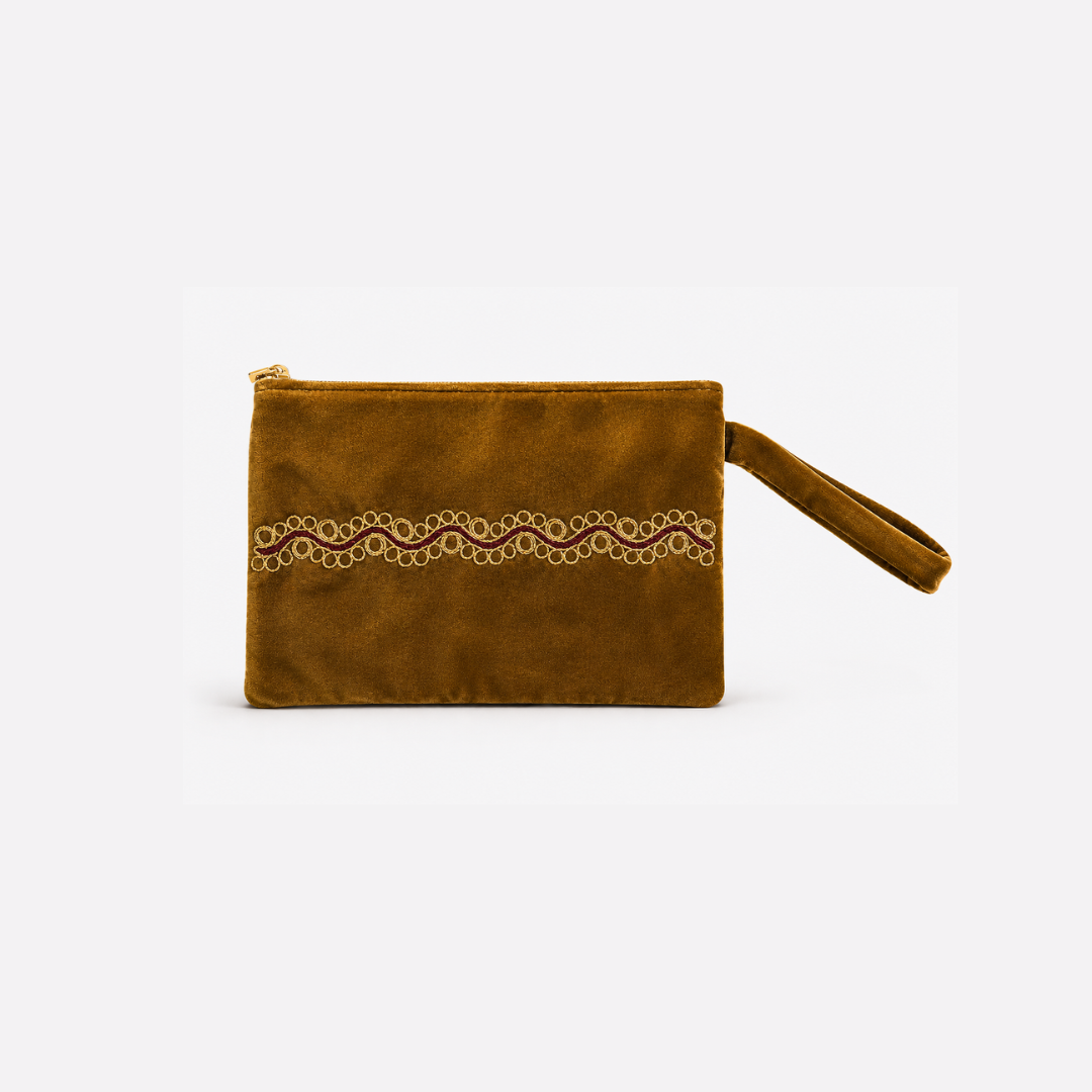 Brown Ring Tahriri | Clutch Bag