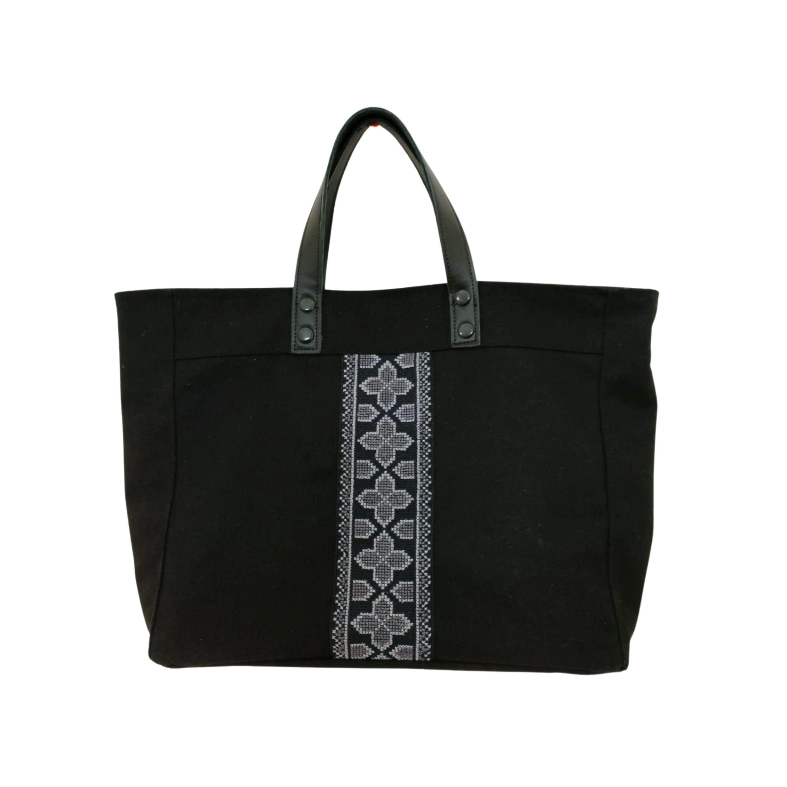 Black Tatreez Walid Bag | YA SOKO BLACK COLLECTION