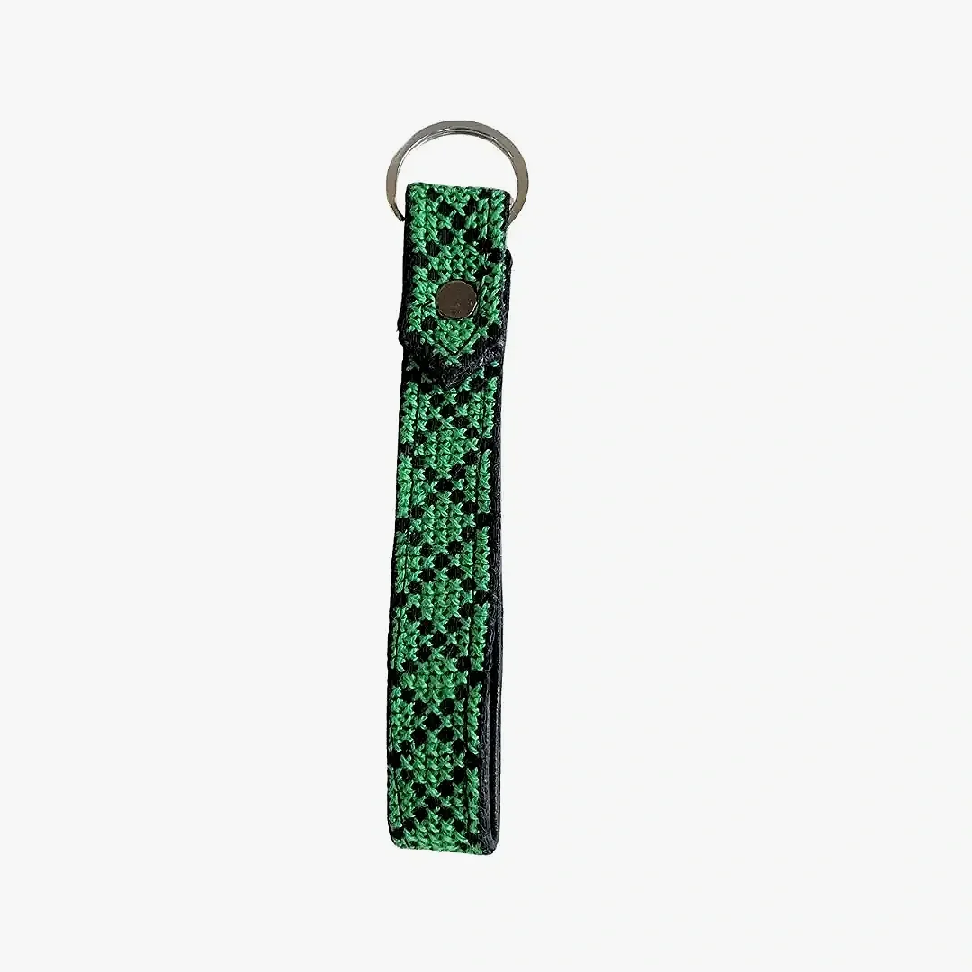 Green Lina Tatreez Key Fob