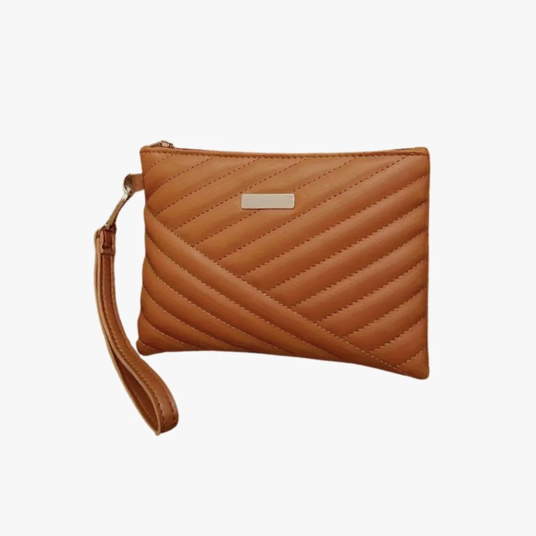Wristlet | Document Wallet | Travel Document Wallet | Tan | Ya Soko