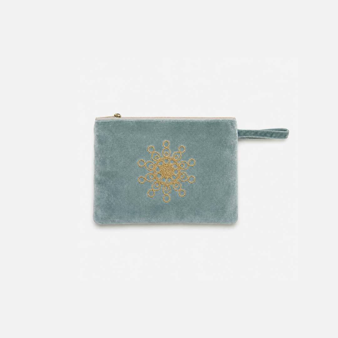 Blue | Sun Tahriri Clutch Bag
