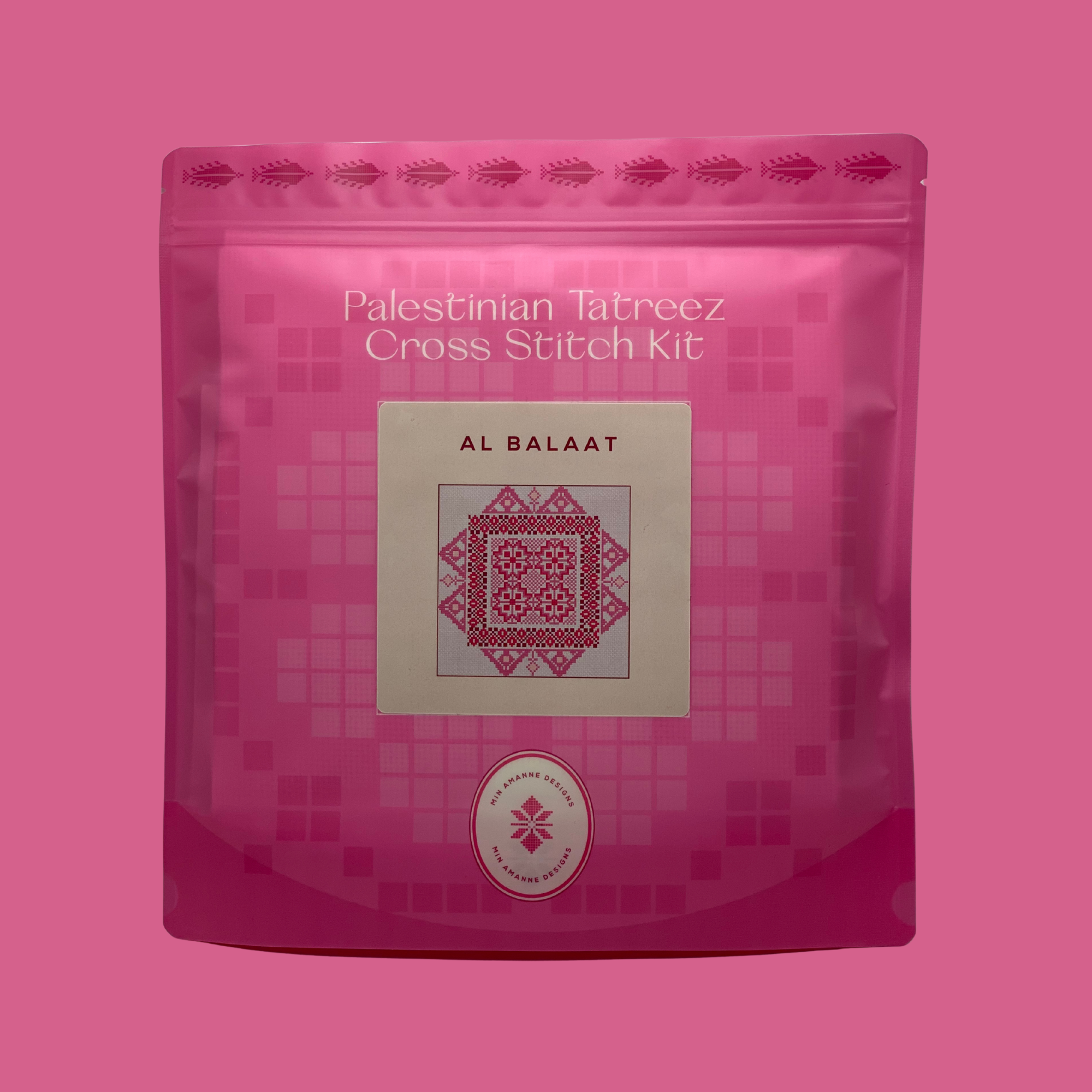 Al Balaat Tatreez Kit By Min Amanne Tatreez Designs