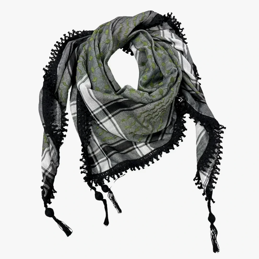Green & Grey | Kuffiyeh (Keffiyeh)