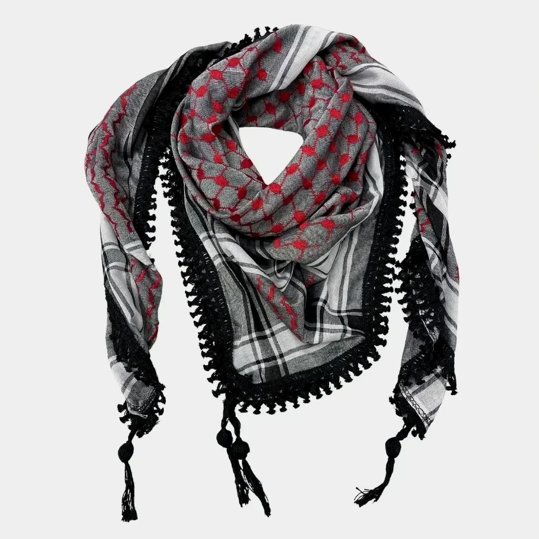 Men's Red | Kuffiyeh (Keffiyeh)