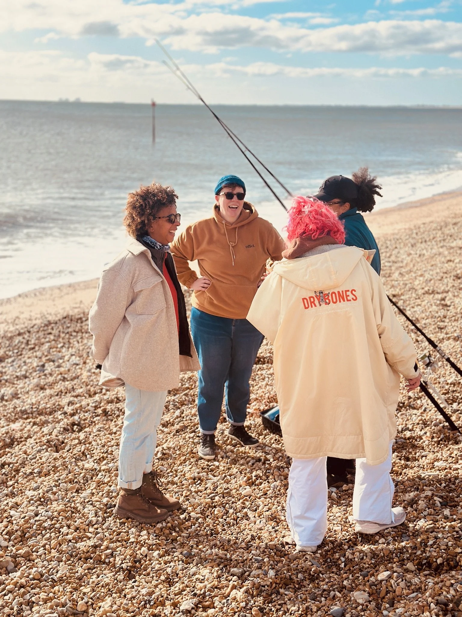 Group fishing lesson