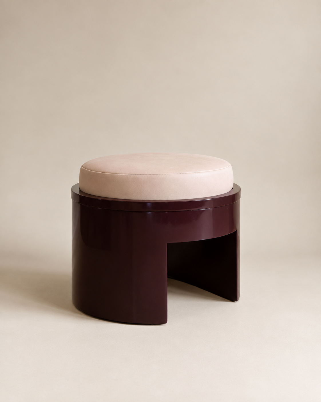 Small Roan Ottoman