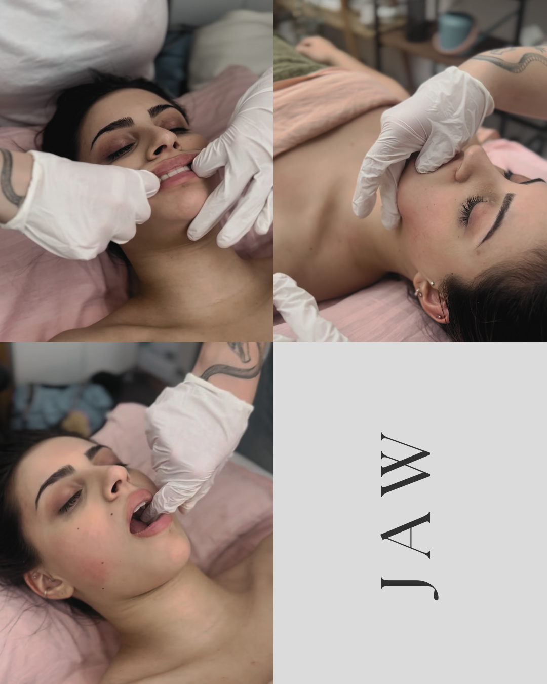 External facial massage for jaw tension in Bondi Junction