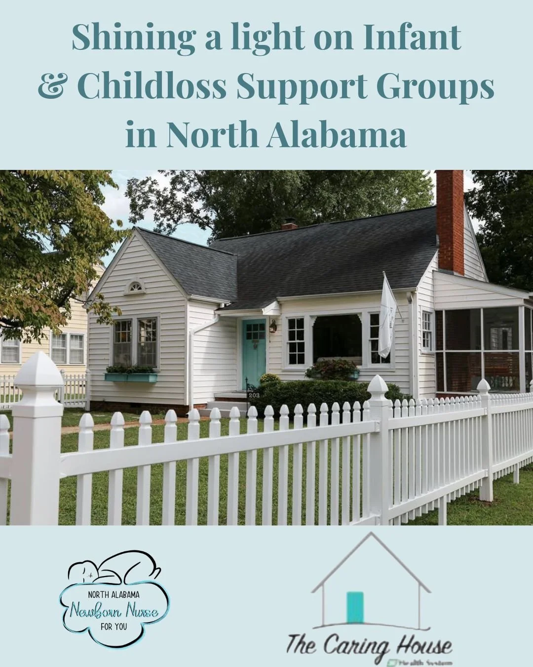 During the month of October, we're shining a light on local organizations that offer hope to grieving families and today's spotlight serves the youngest family members. 💙
The Caring House with Huntsville Hospital for Women & Children steps in t