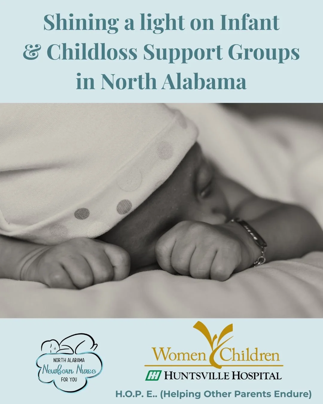 Throughout the month of October, we're spotlighting local organizations supporting bereaved families during Pregnancy, Infant, and Childloss Awareness Month and beyond. 🩵
Today we're featuring the H.O.P.E. (Helping Other Parents Endure) support gro