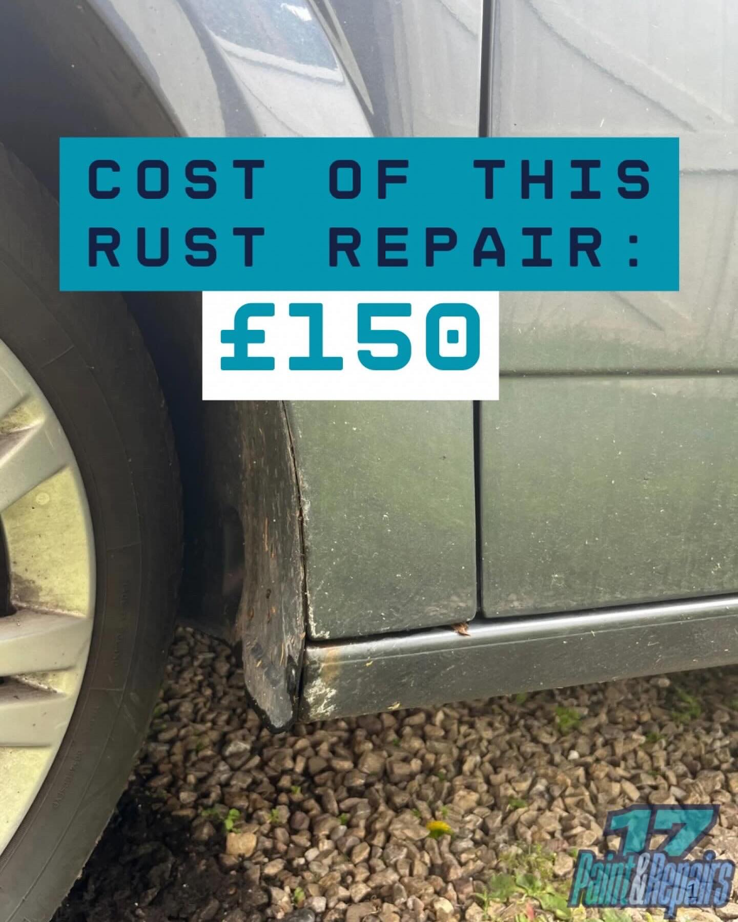 The cost of this Rust Repair is £150!
Swipe through to see the full transformation➡️
1️⃣First and most important step: Removing all the rust
2️⃣Coat of #rustoleum rust reformer
3️⃣Coat of epoxy primer for corrosion resistance and adhesion