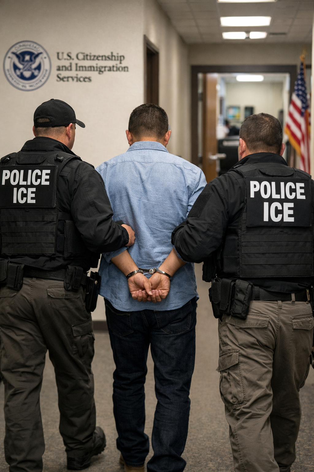 합법 절차 중 ICE 체포 – 유타주, 그린카드 인터뷰 현장의 법적 현실