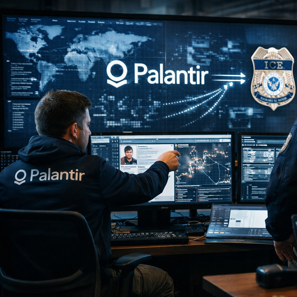 디지털 감시망의 그림자 - 팔란티어 ICE 추적 앱이 이민자 권리에 던지는 질문
