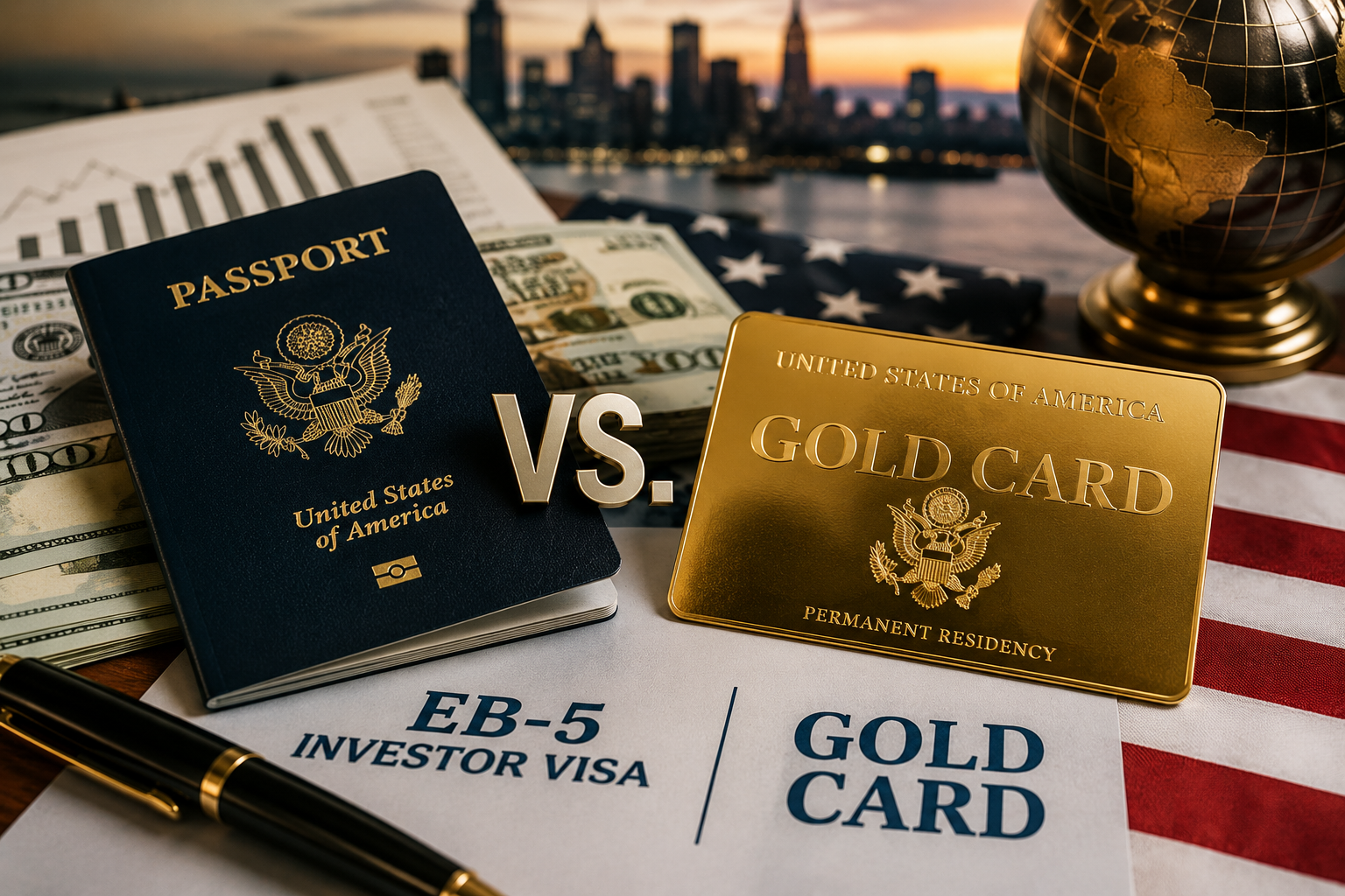 2026년 미국 투자이민의 새로운 갈림길EB-5 : 투자이민 vs 트럼프 골드카드(Gold Card), 무엇이 다를까?