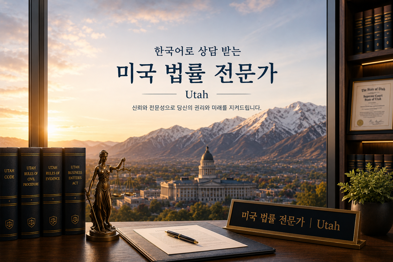 유타 한국어 법률 상담 · Utah Korean-English Legal Services